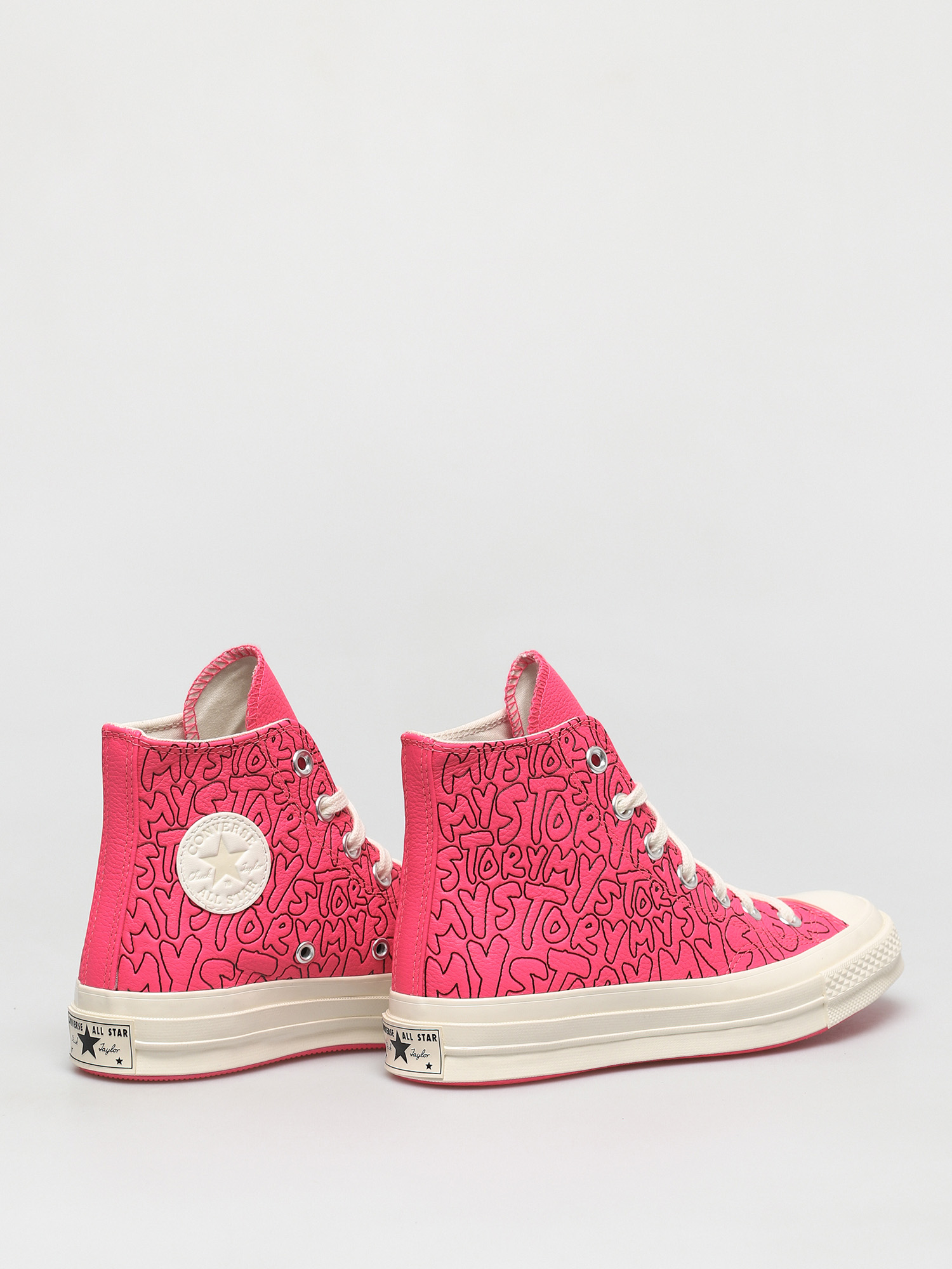 converse pink chuck 70 high sneakers