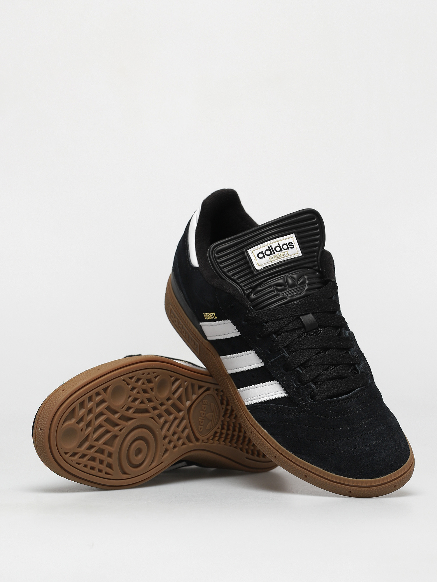 Topánky adidas Busenitz (black1/runwht/metgol)