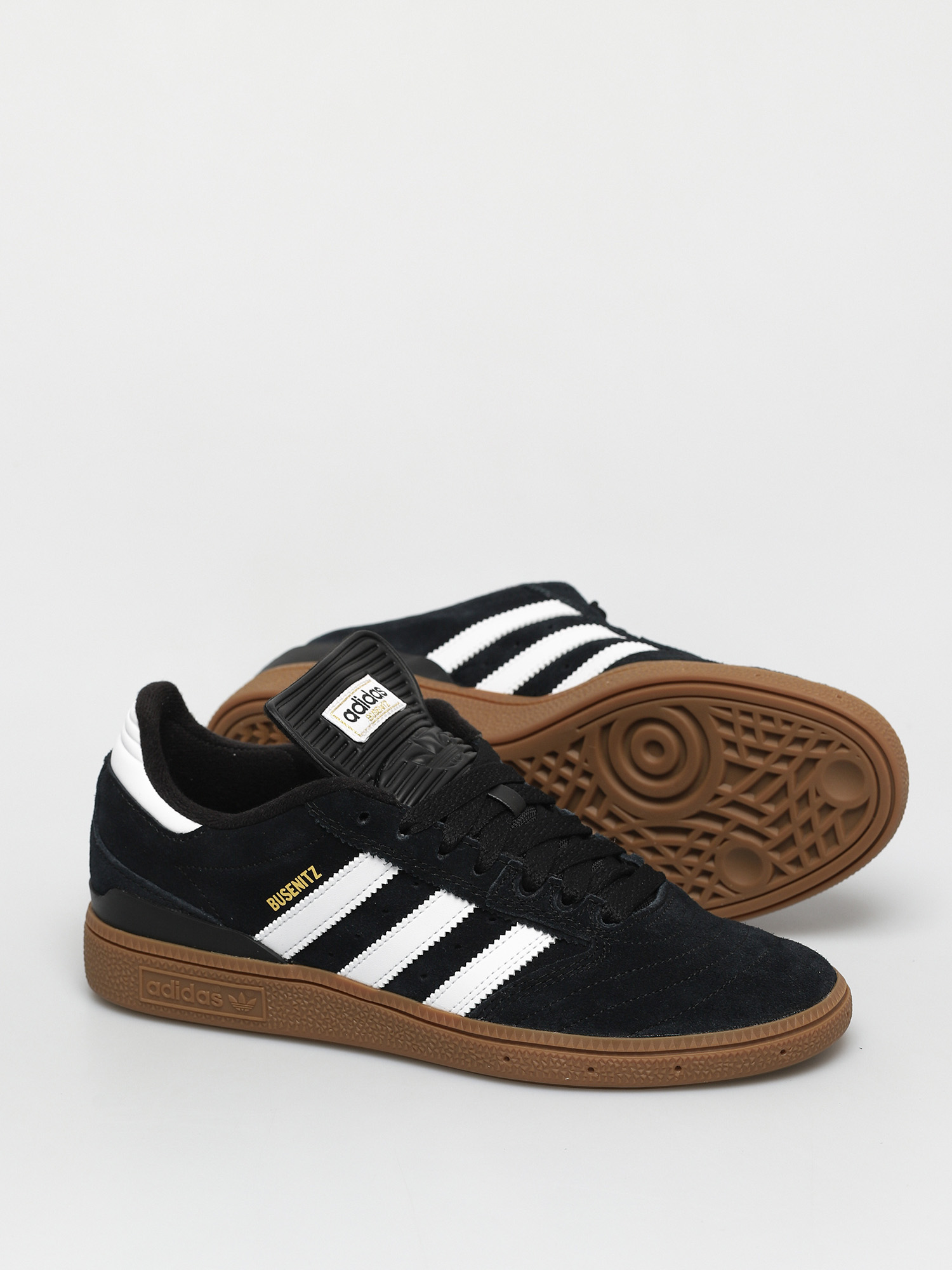 Topánky adidas Busenitz (black1/runwht/metgol)