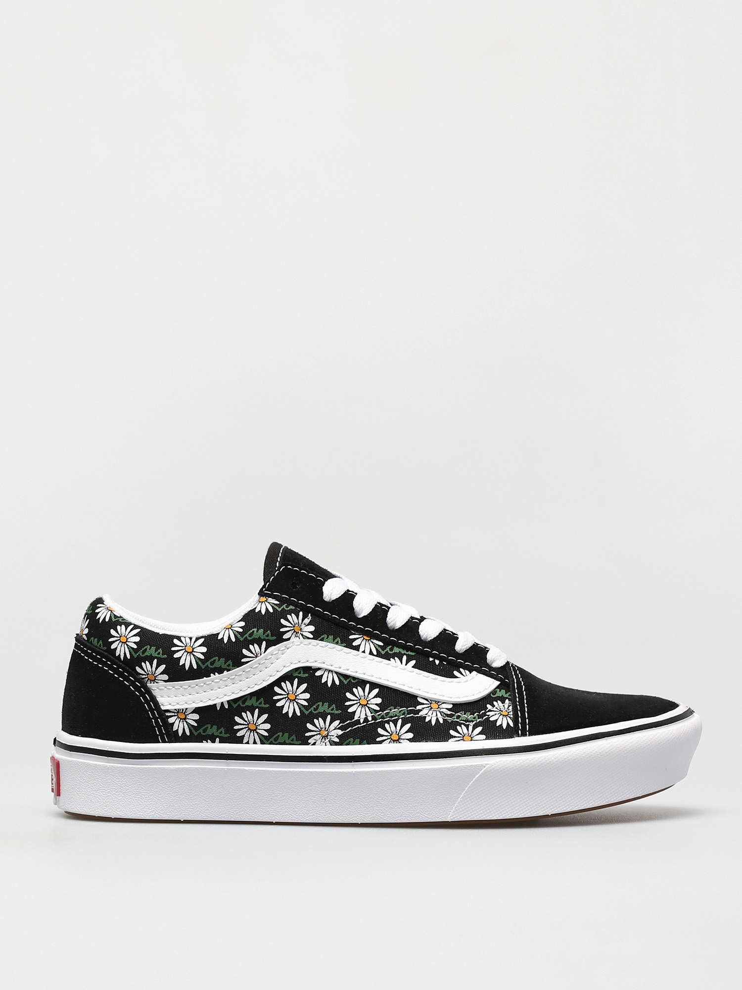 Topánky Vans Comfycush Old Skool (scribble flower daisy/black)