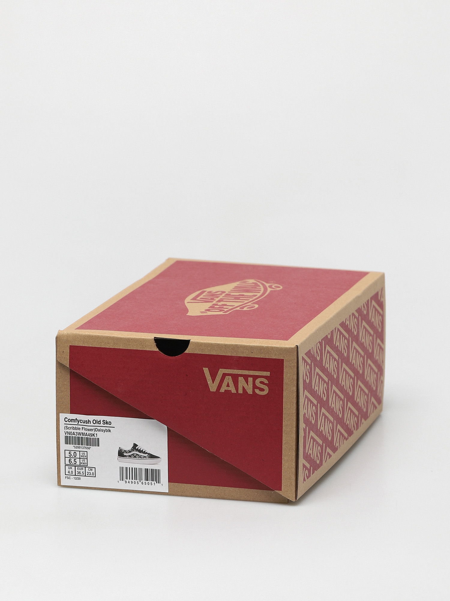 Topánky Vans Comfycush Old Skool (scribble flower daisy/black)