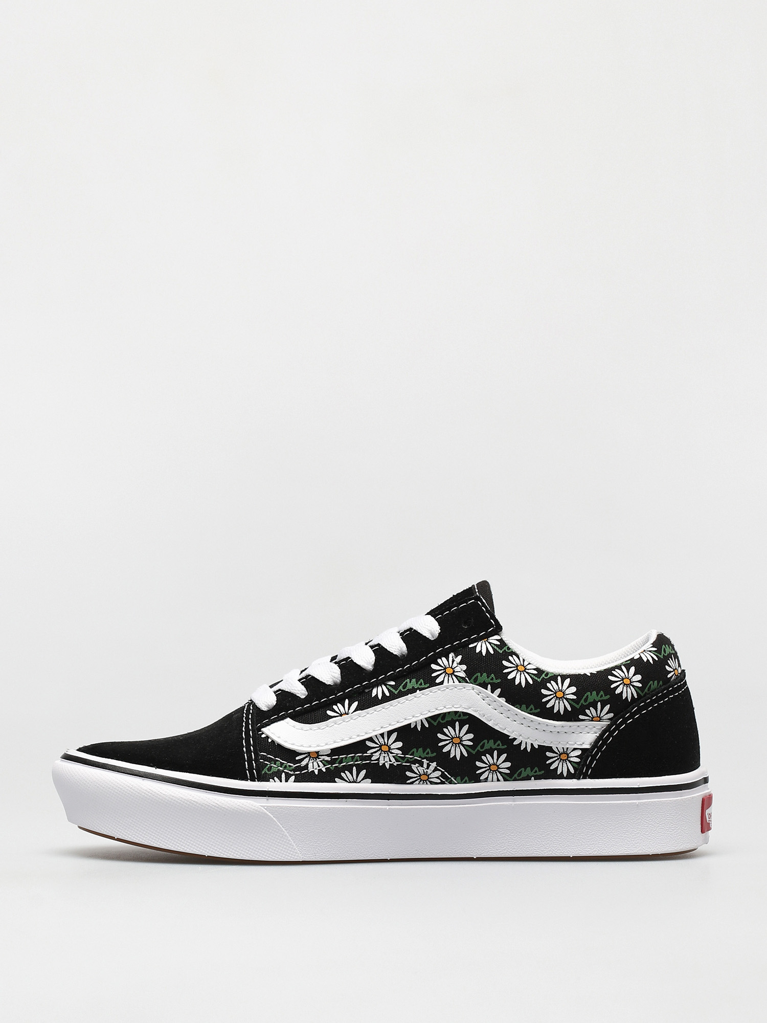 Topánky Vans Comfycush Old Skool (scribble flower daisy/black)