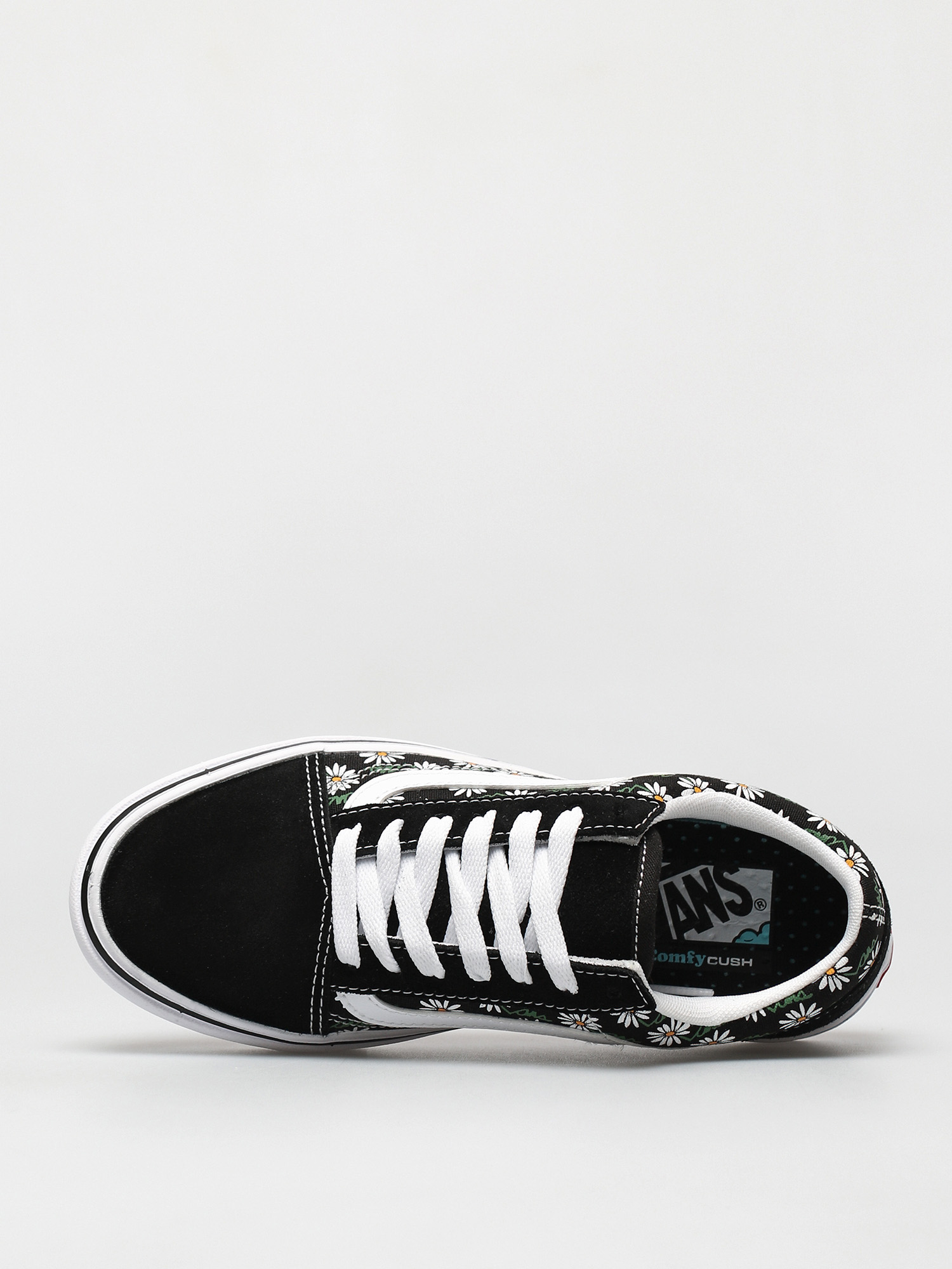 Topánky Vans Comfycush Old Skool (scribble flower daisy/black)