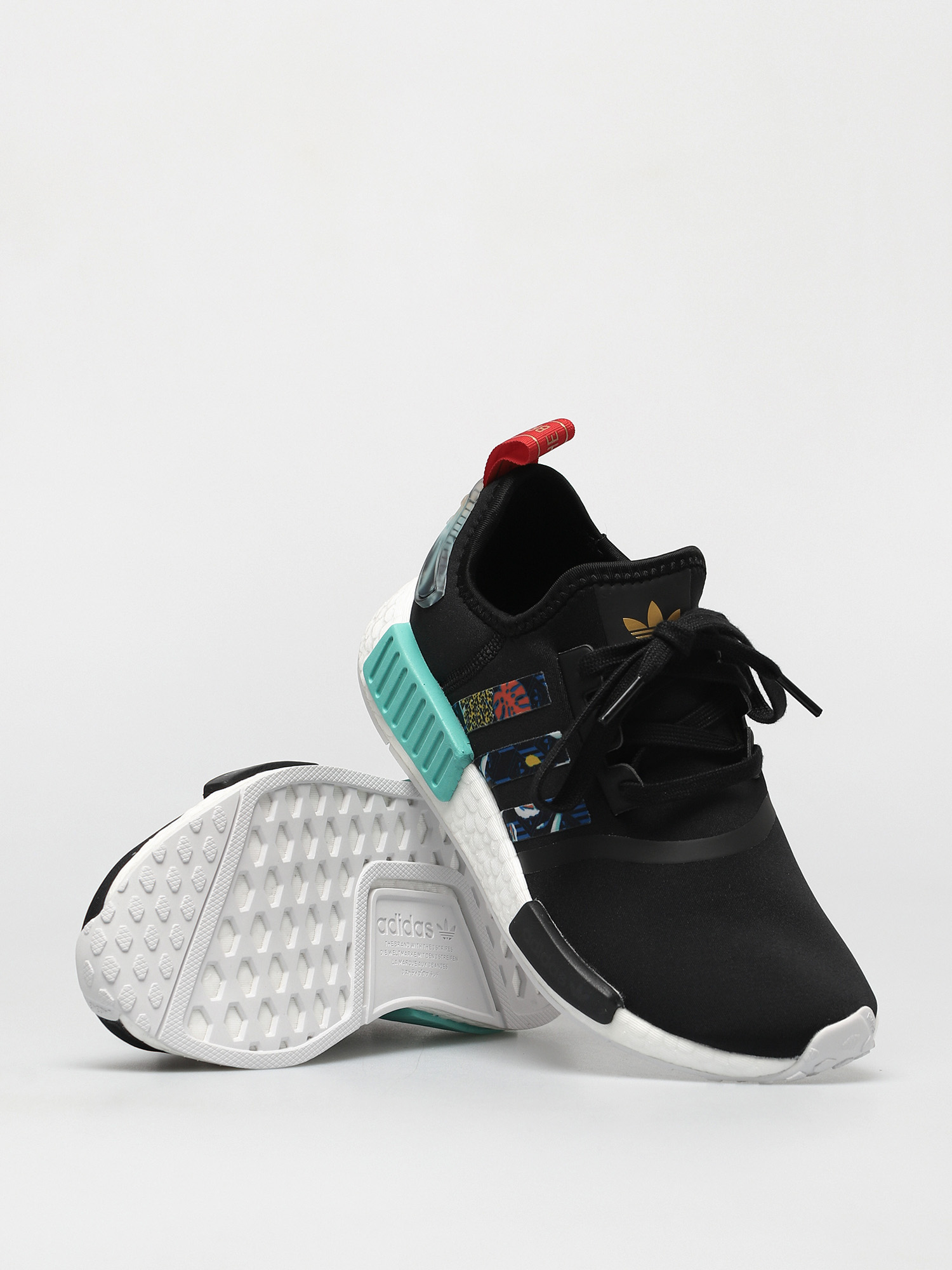 Topánky adidas Originals Nmd R1 Wmn (cblack/supcol/acimin)