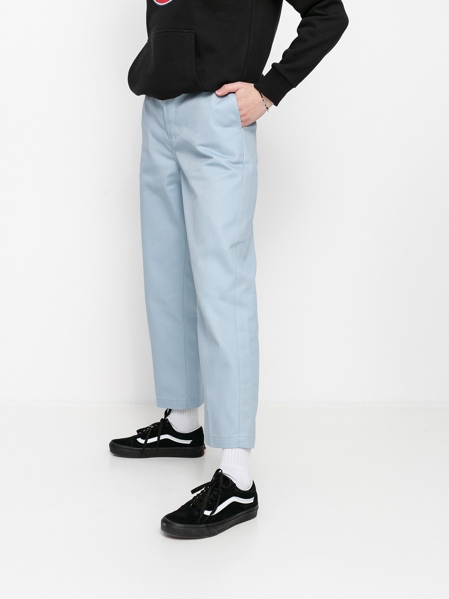 Nohavice Dickies 874 Cropped Wmn (fog blue)