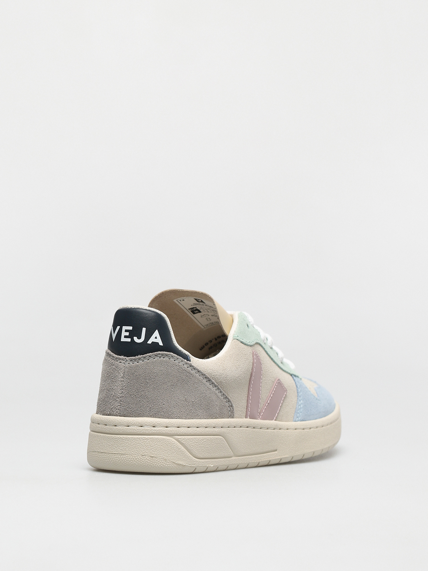 Topánky Veja V-10 Wmn (suede multico natural babe)