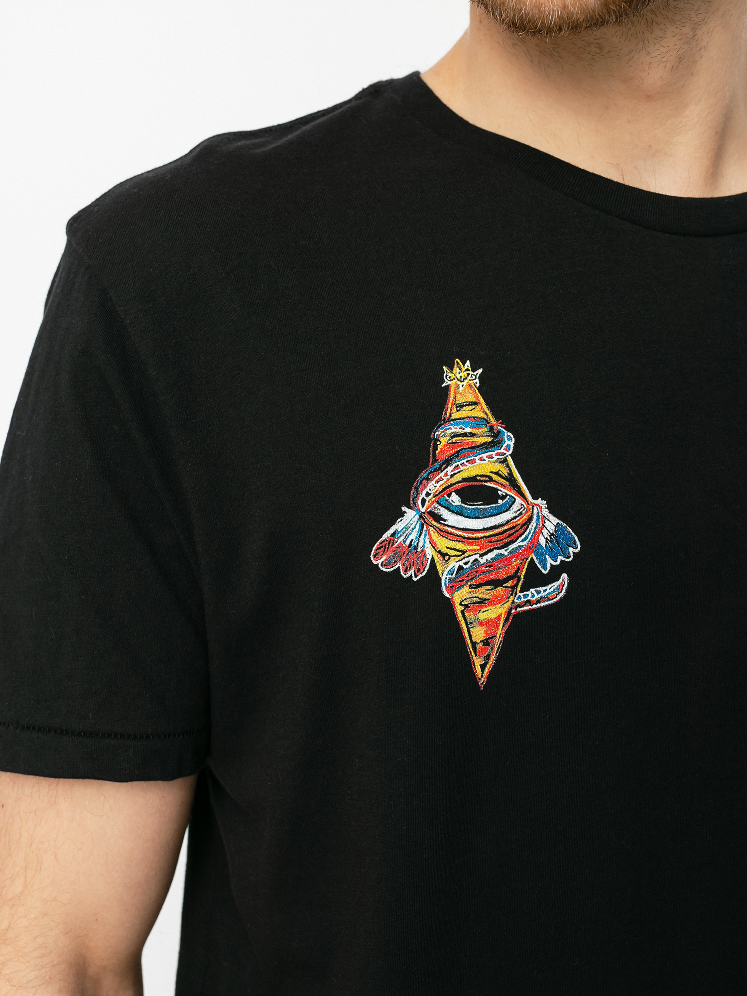 Tričko Brixton Bb Bohemian Tlrt (black)