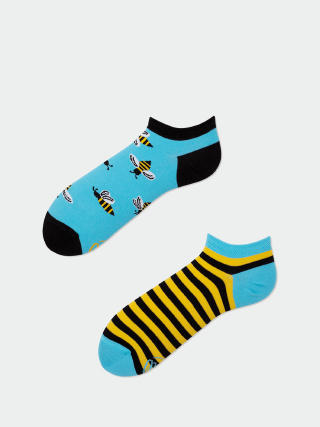 Ponožky Many Mornings Bee Bee Low (blue/yellow)