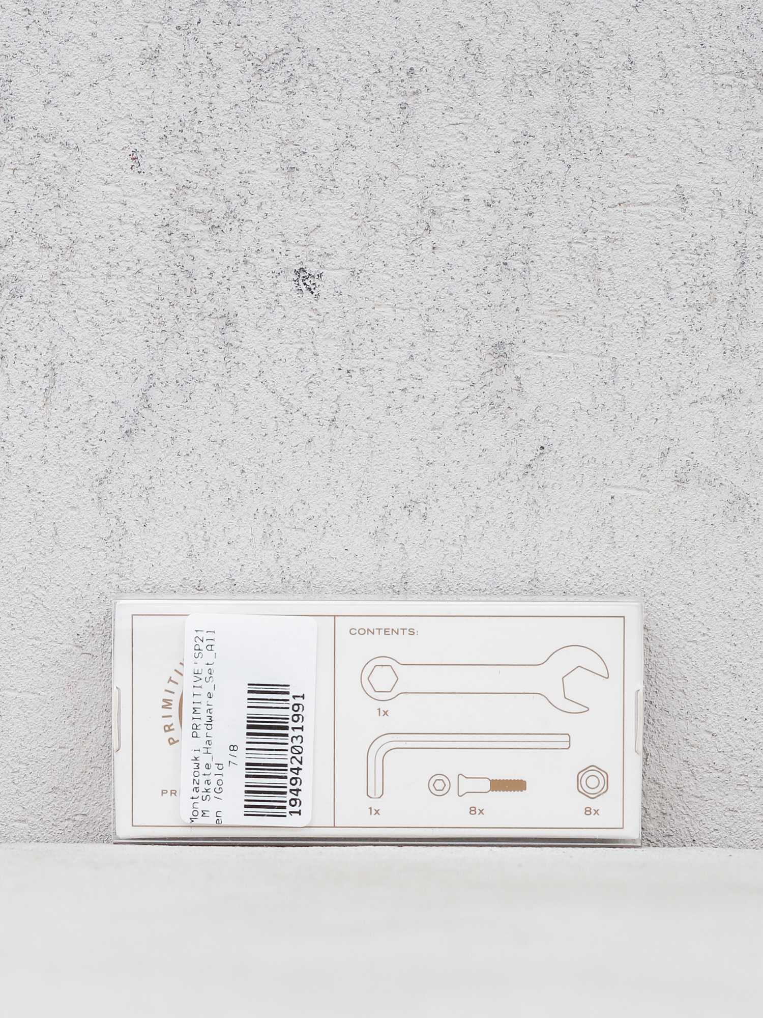 Skrutky Primitive Skate Hardware Set Allen (gold)