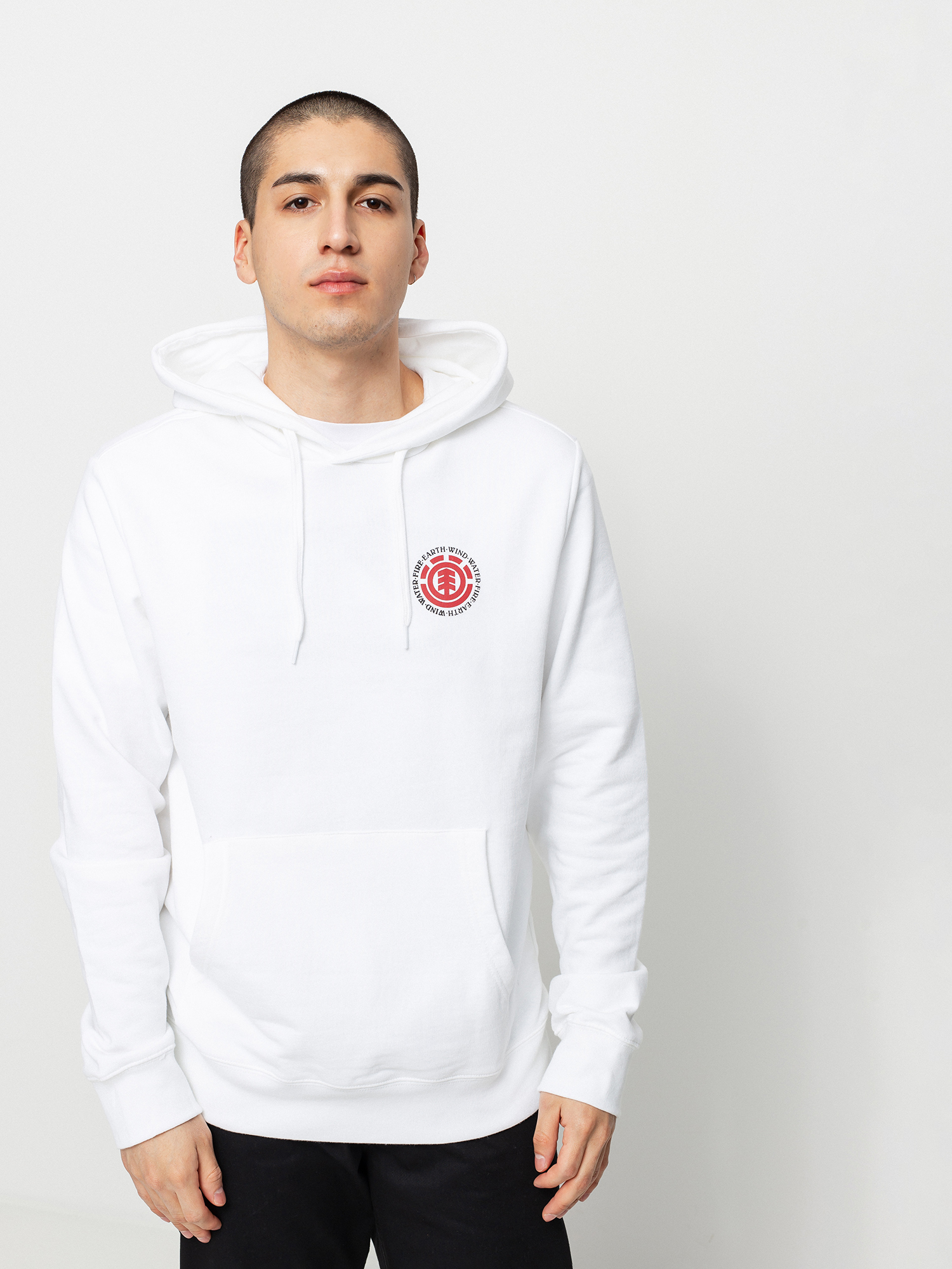 Mikina s kapucňou Element Seal Bp HD (optic white)