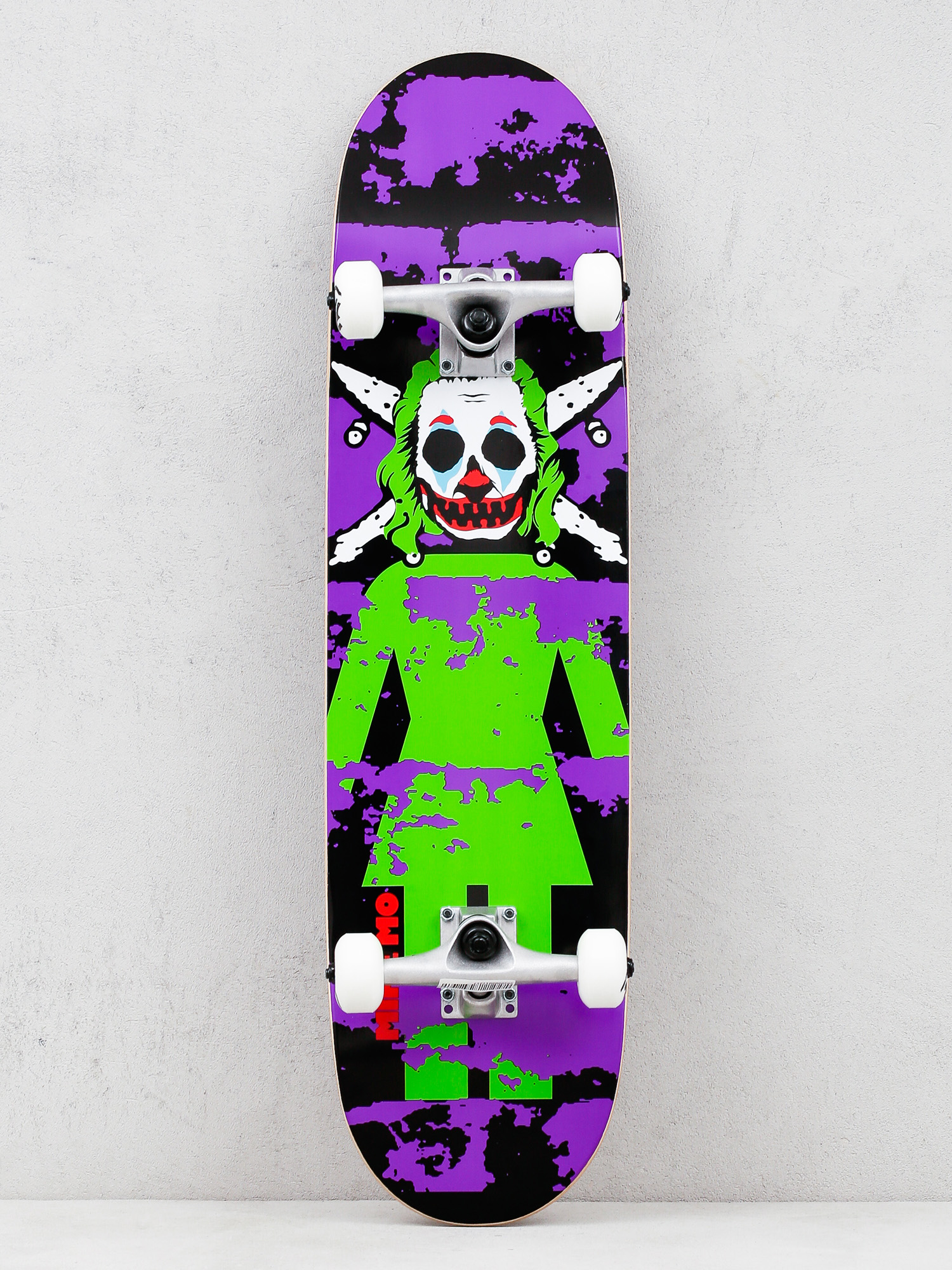 Skateboard Girl Skateboard Mike Mo Clown Pirate (black/purple/green)