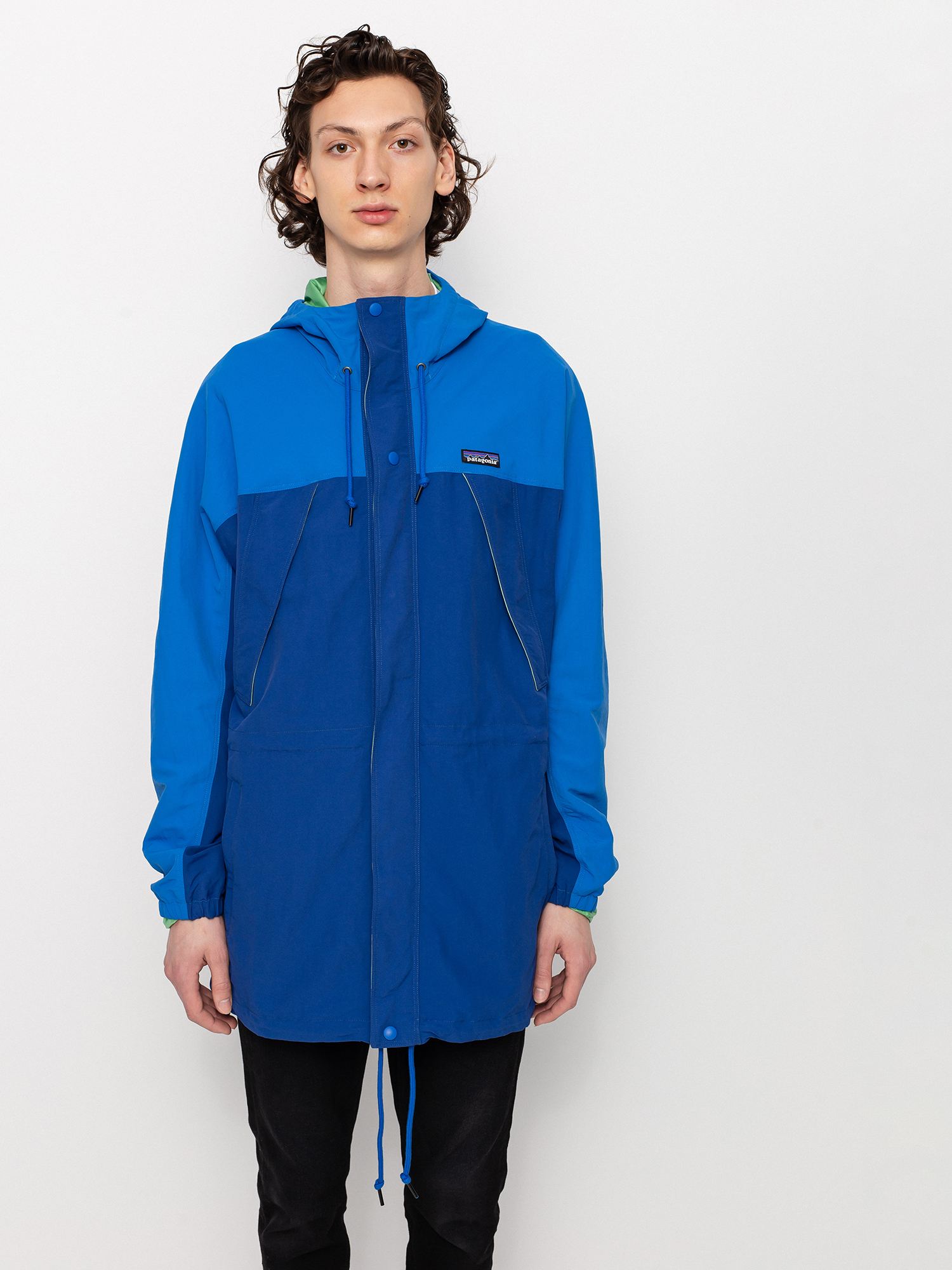 Bunda Patagonia Recycled Nylon Parka (superior blue)