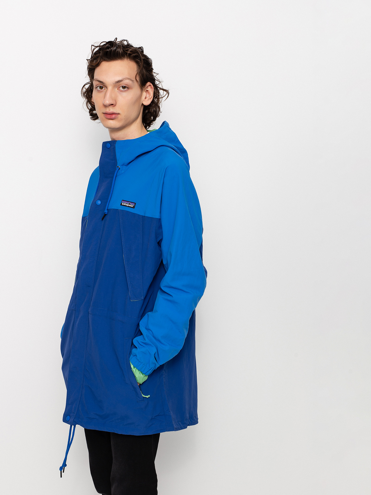 Bunda Patagonia Recycled Nylon Parka (superior blue)