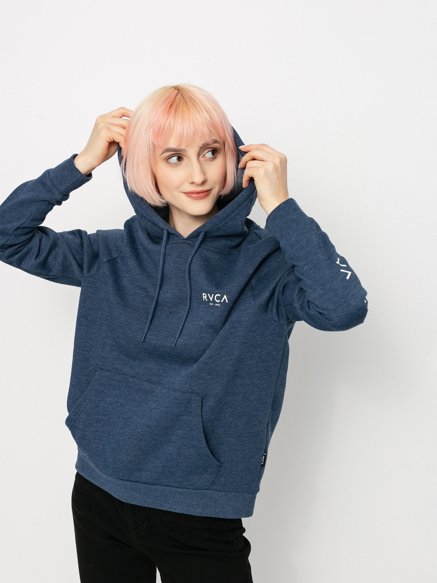 Mikina s kapucňou RVCA Classic HD Wmn (ink)