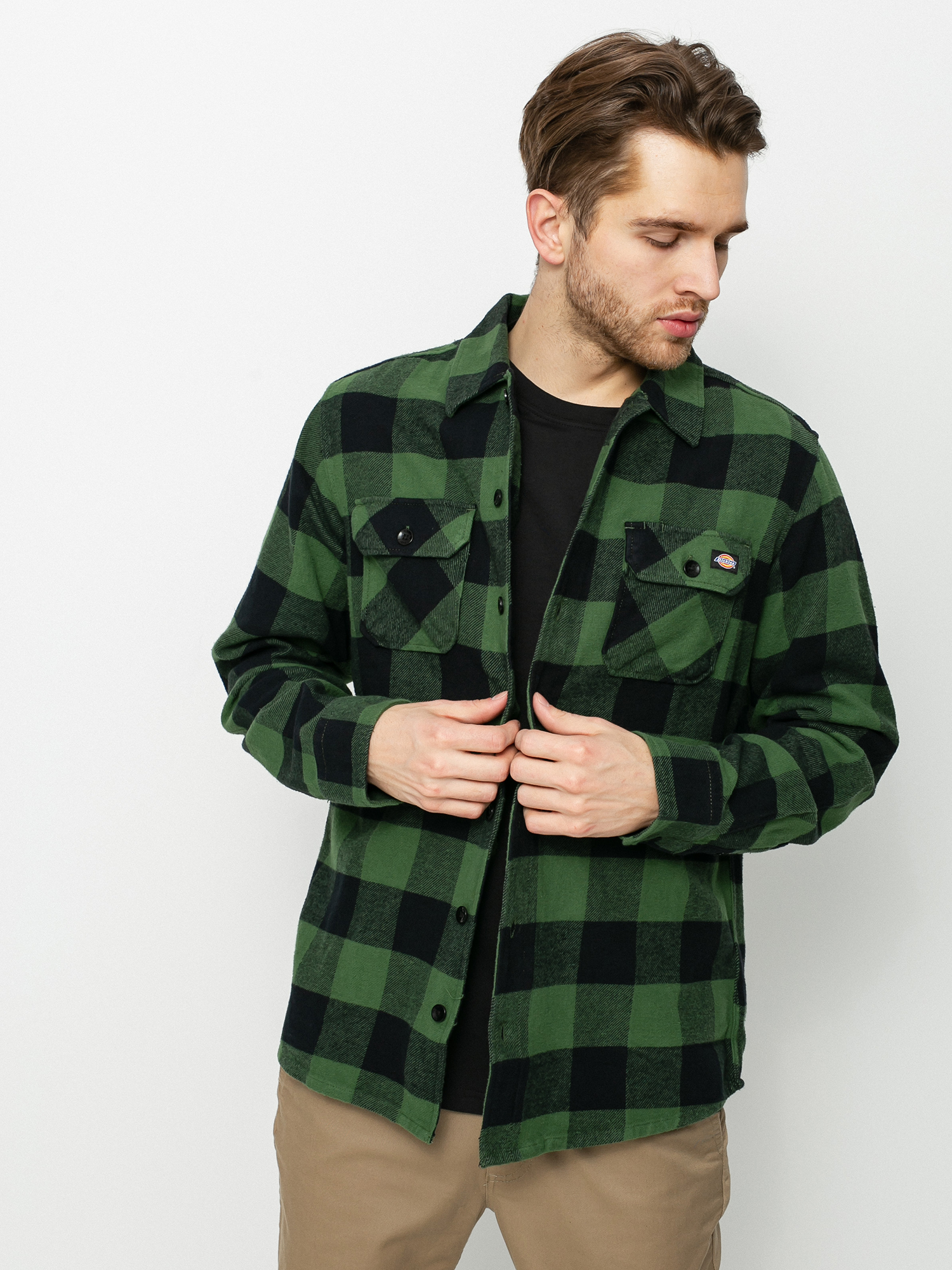 Košeľa Dickies Sacramento (pine green)