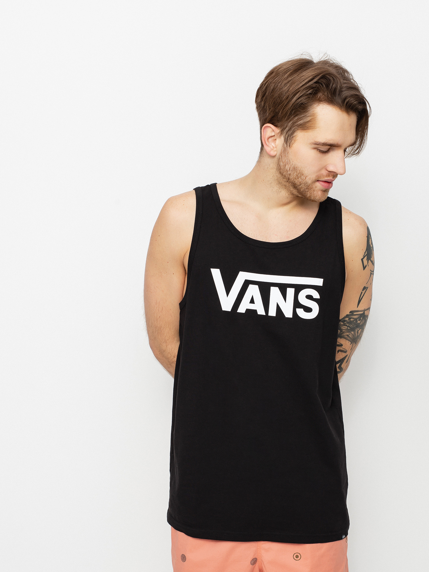 Tričko Vans Classic Tank (black/white)