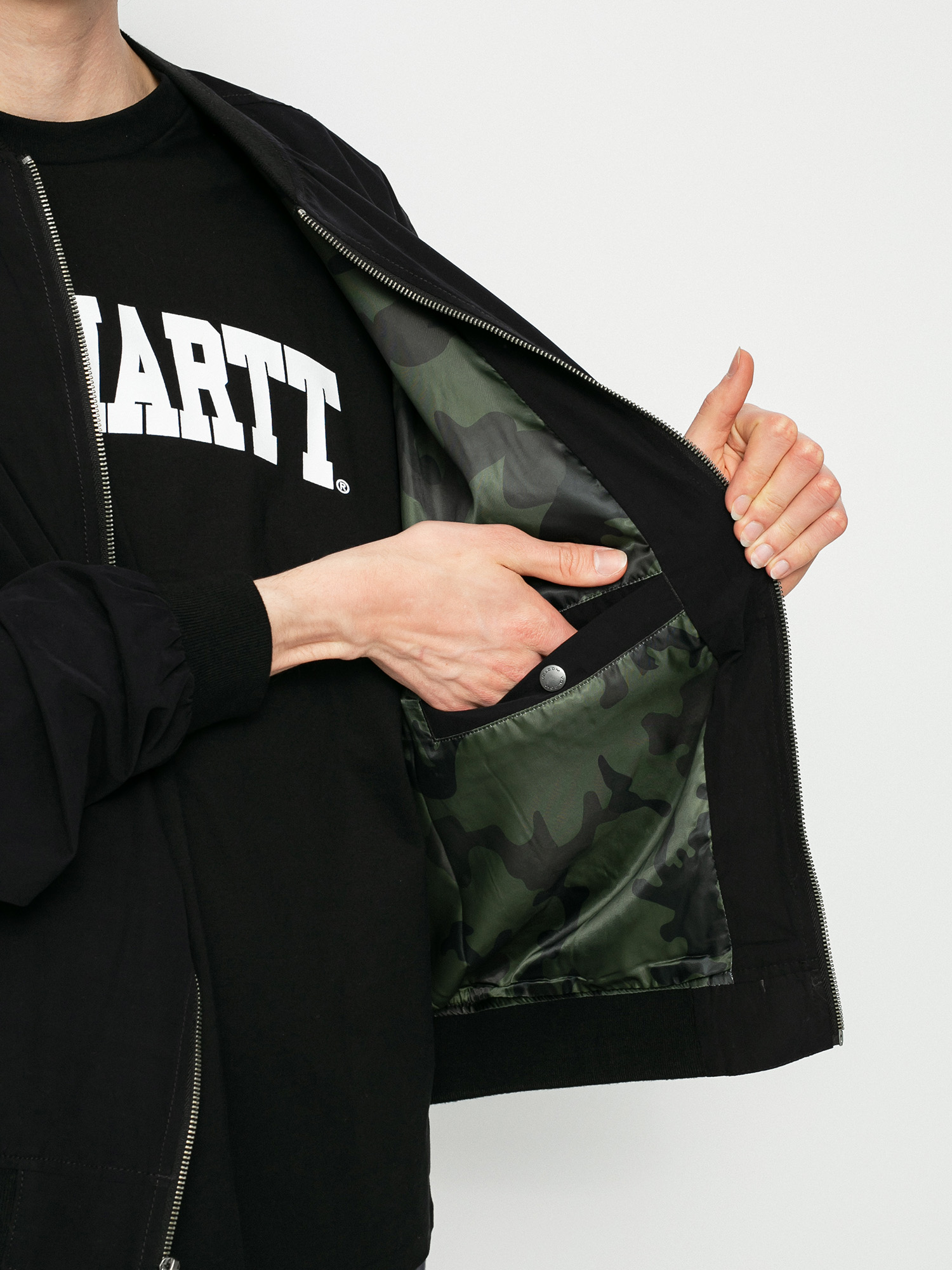 Bunda Volcom Burnward (black combo)