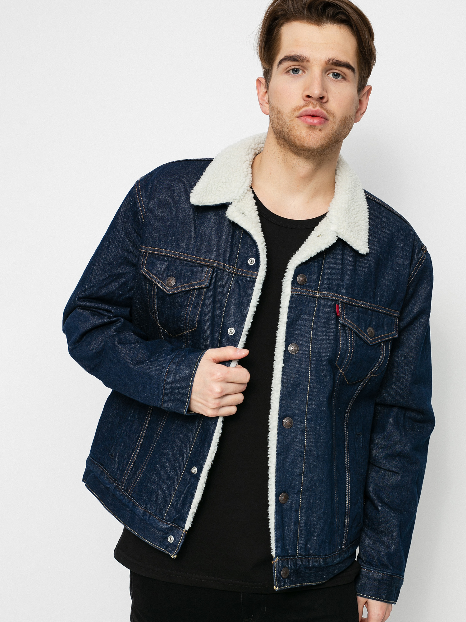 Bunda Levi's® Type 3 Sherpa Trucker (rockridge sherpa)