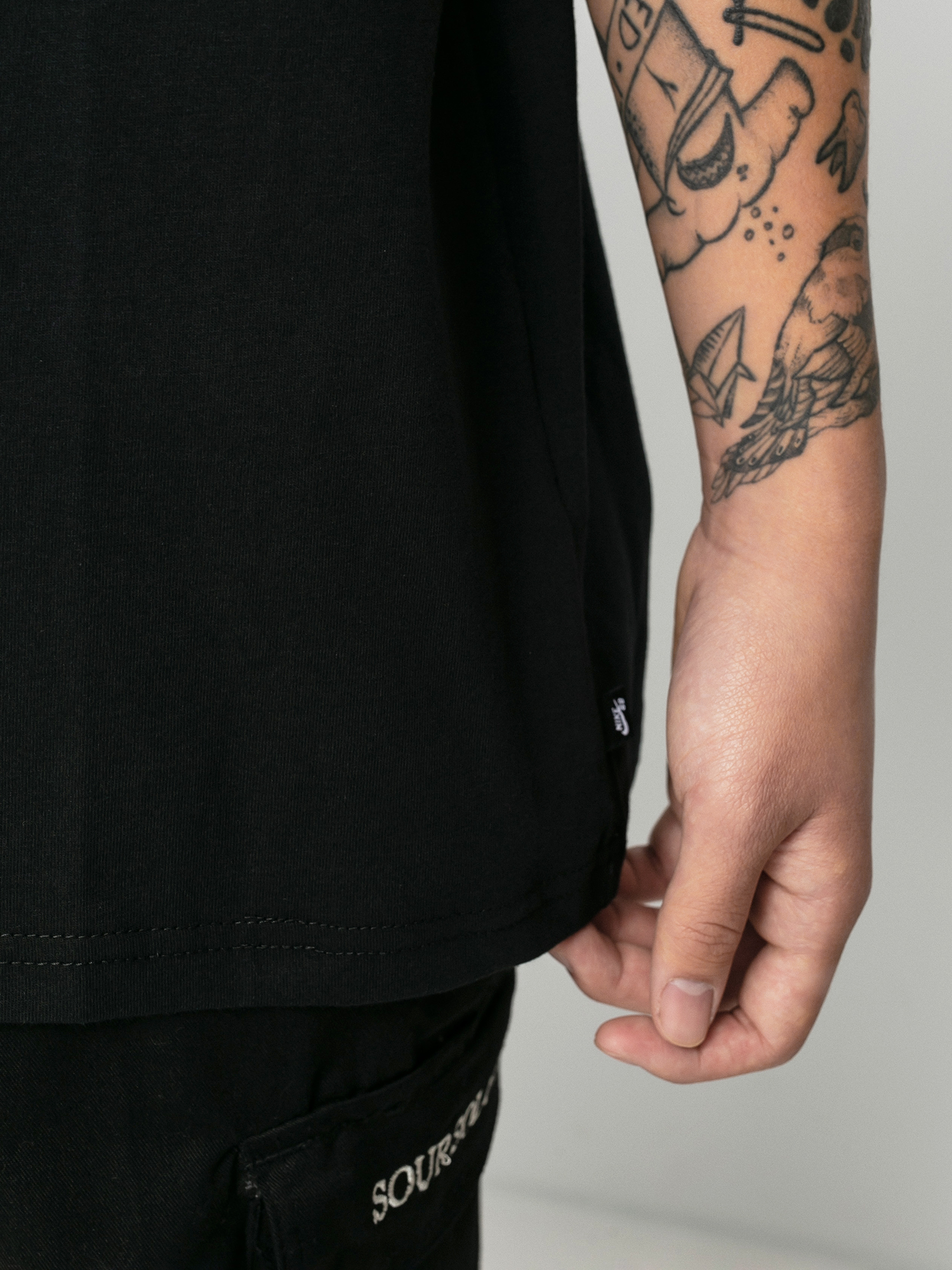 Tričko Nike SB Logo (black/white)