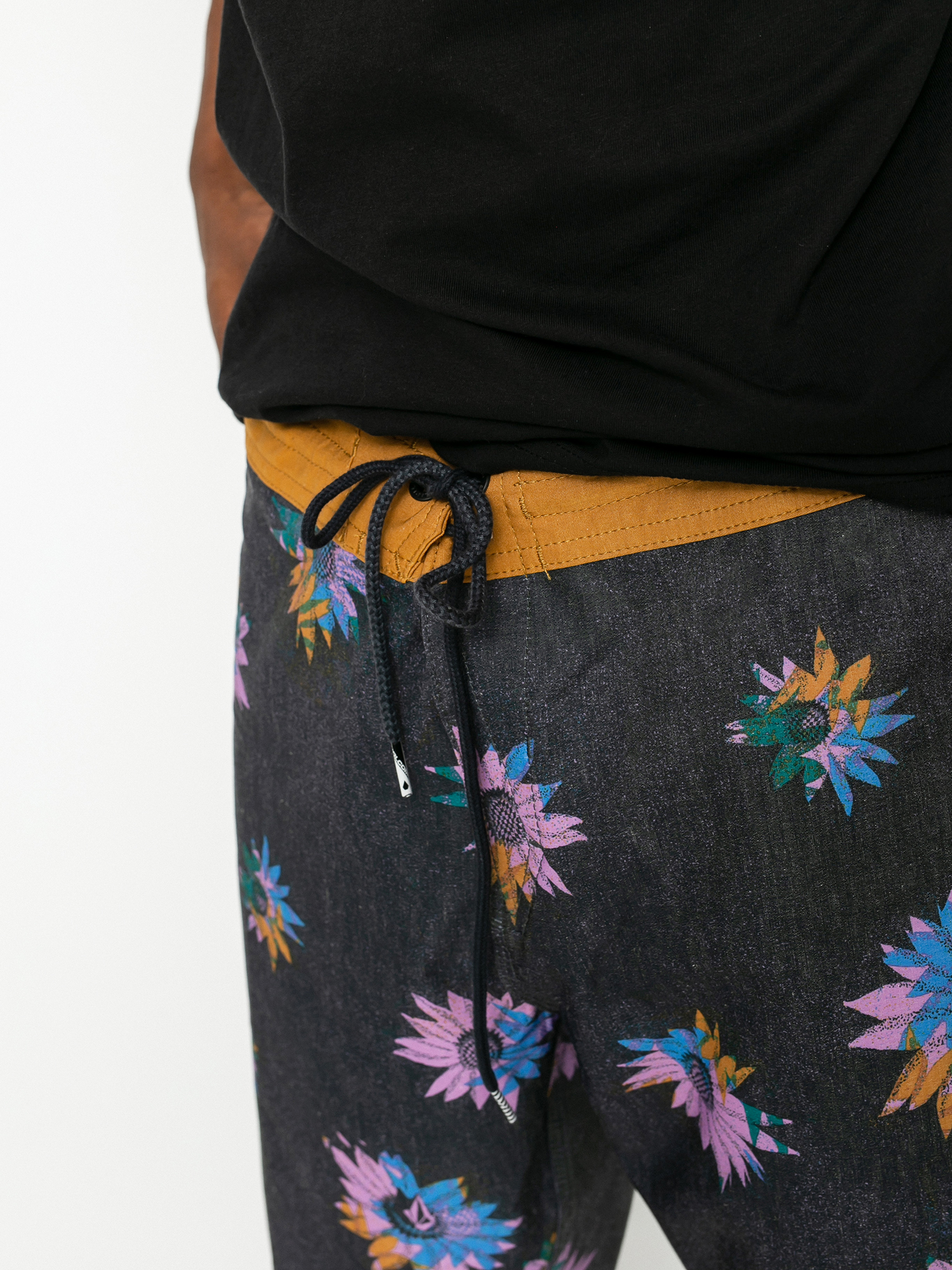 Plážové kraťasy Volcom Natural Visions Stoney 19 (black)