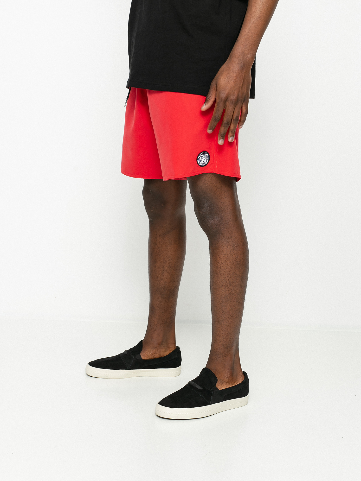 Plážové kraťasy Volcom Lido Solid Trunk 16 (carmine red)