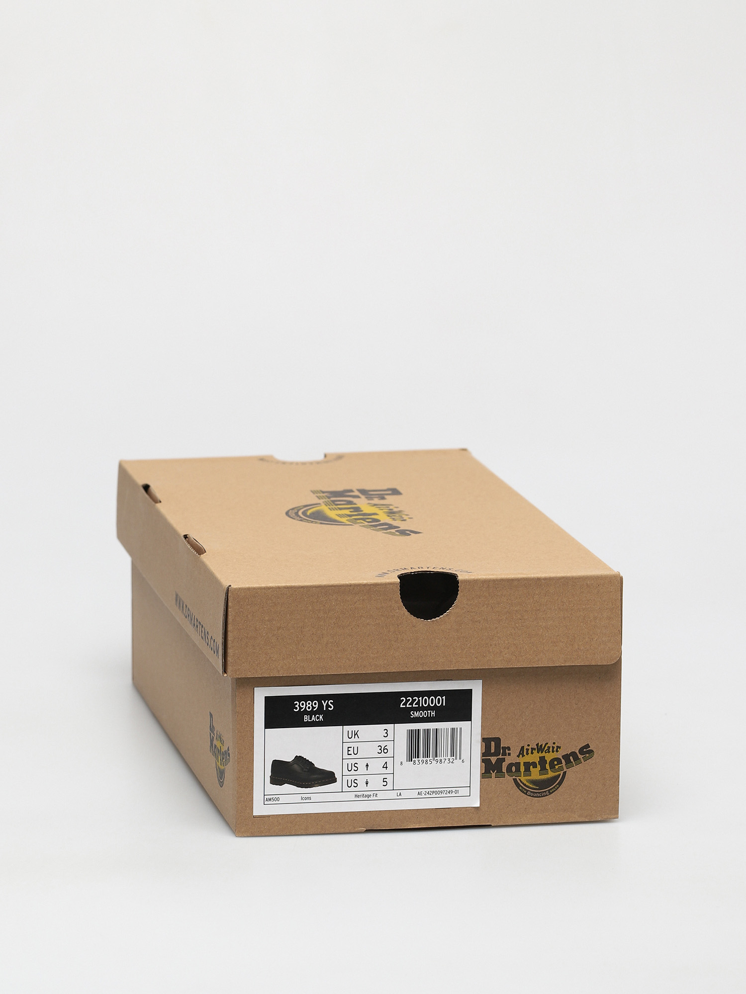 Topánky Dr. Martens 3989 Brogue (Black)