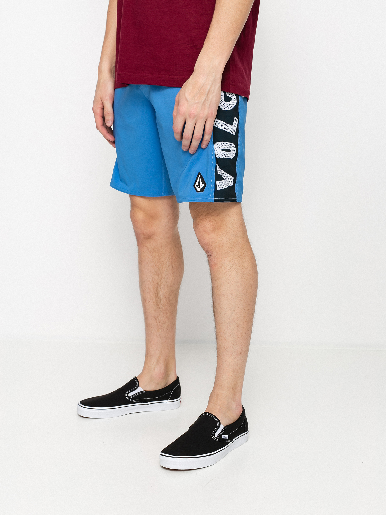 Plážové kraťasy Volcom Mod Dead Lido 19 (ballpoint blue)