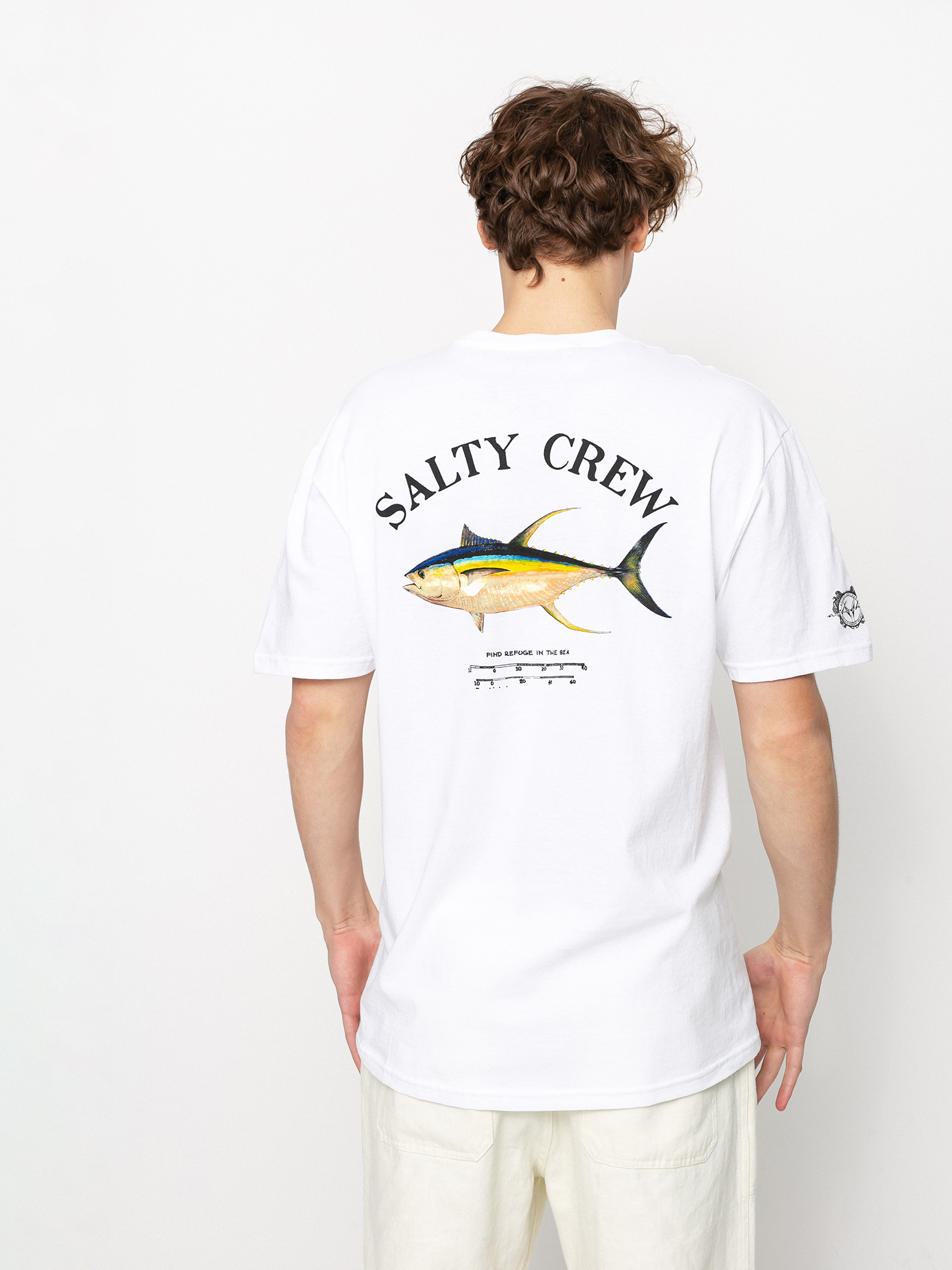 Tričko Salty Crew Ahi Mount (white)