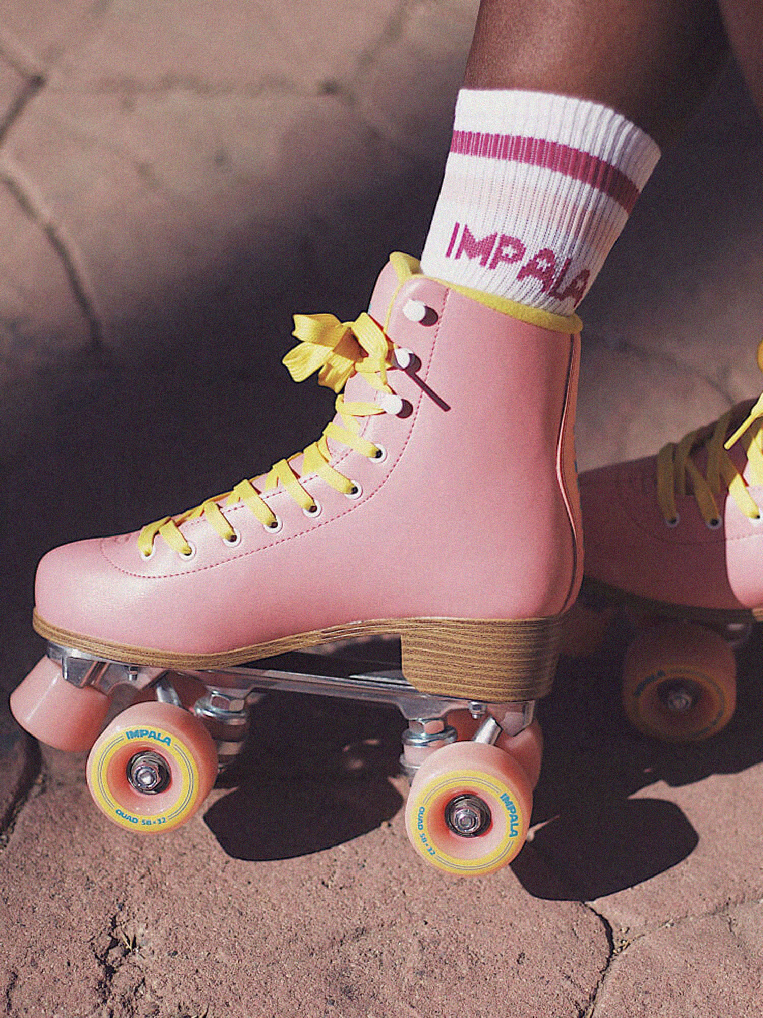 Kolieskové korčule Impala Quad Skate Wmn (pink/yellow)