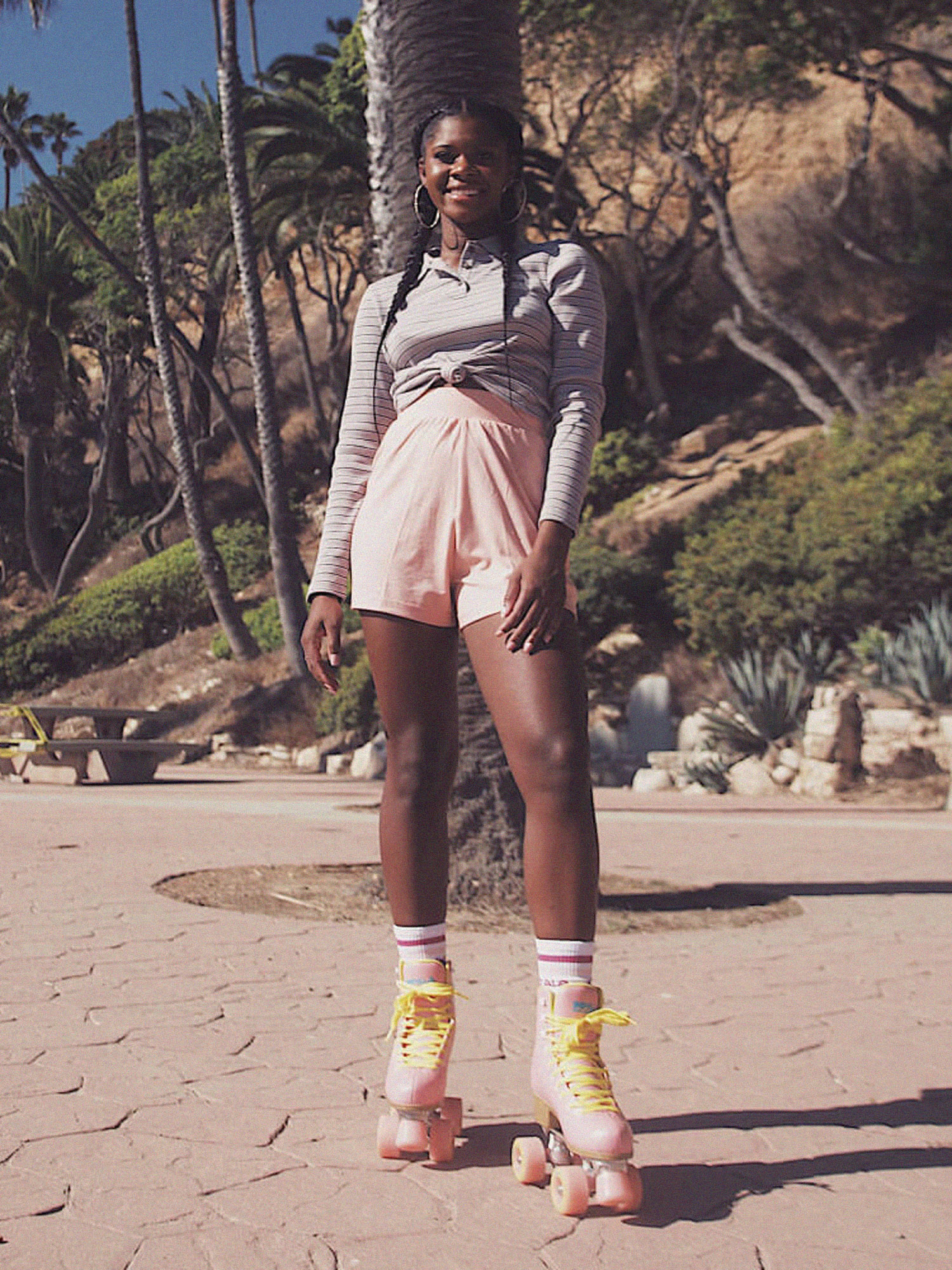 Kolieskové korčule Impala Quad Skate Wmn (pink/yellow)