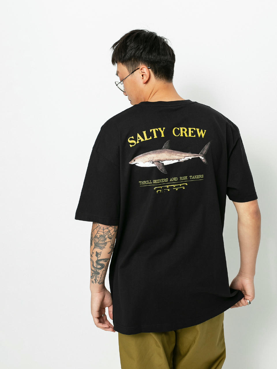 Tričko Salty Crew Bruce Prenium (black)