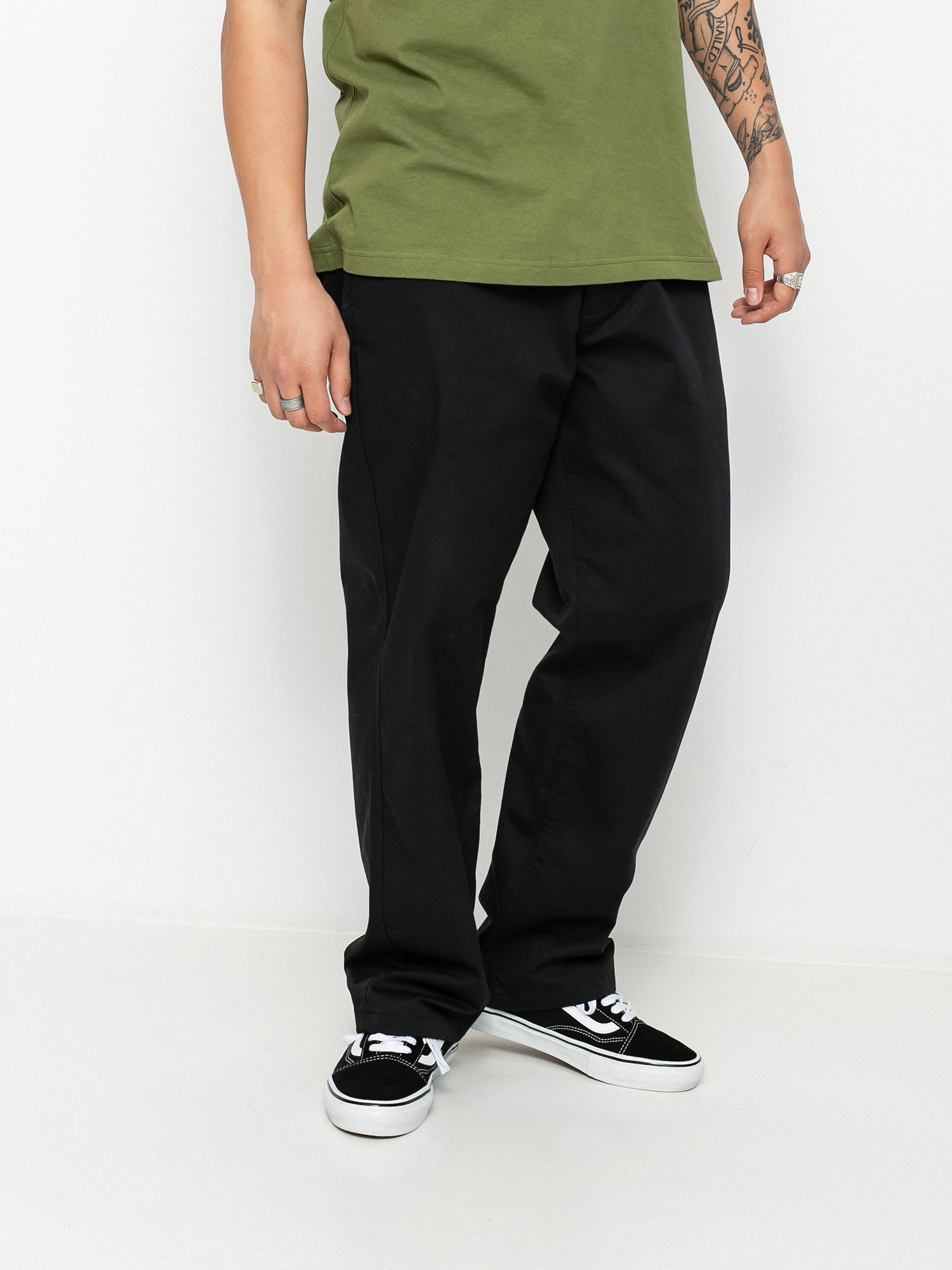 Nohavice RVCA Americana Chino (rvca black)