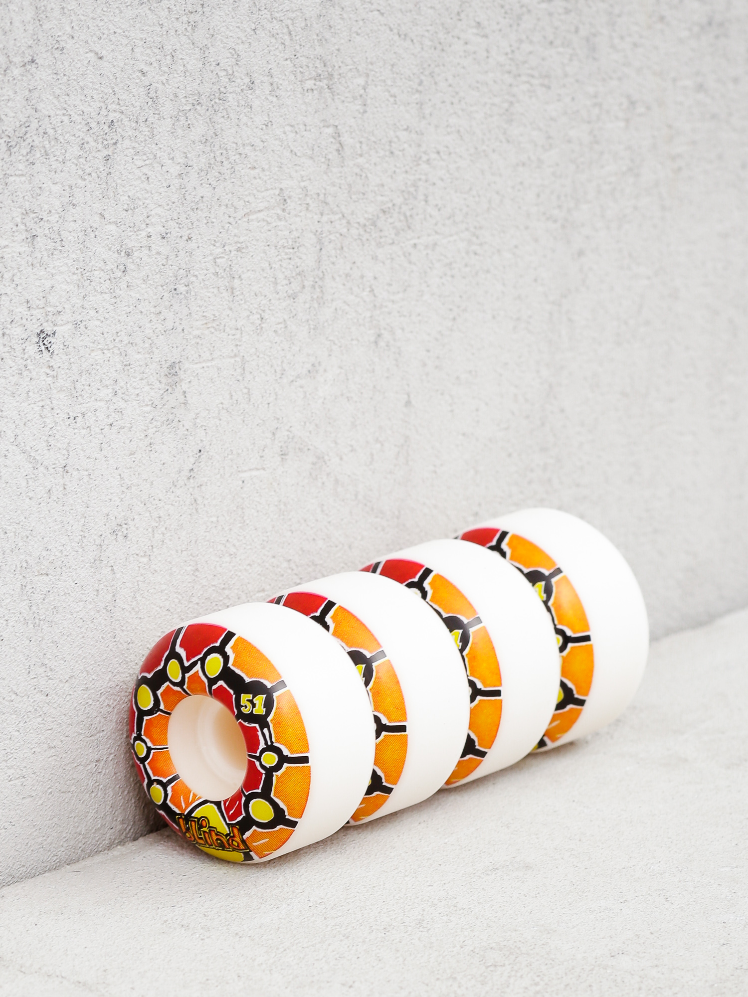 Kolieska Blind Round Space V2 (red/orange)