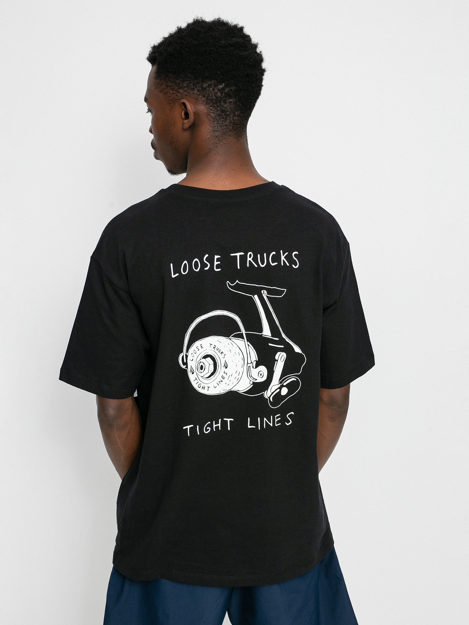 Tričko Volcom Loose Trucks (black)