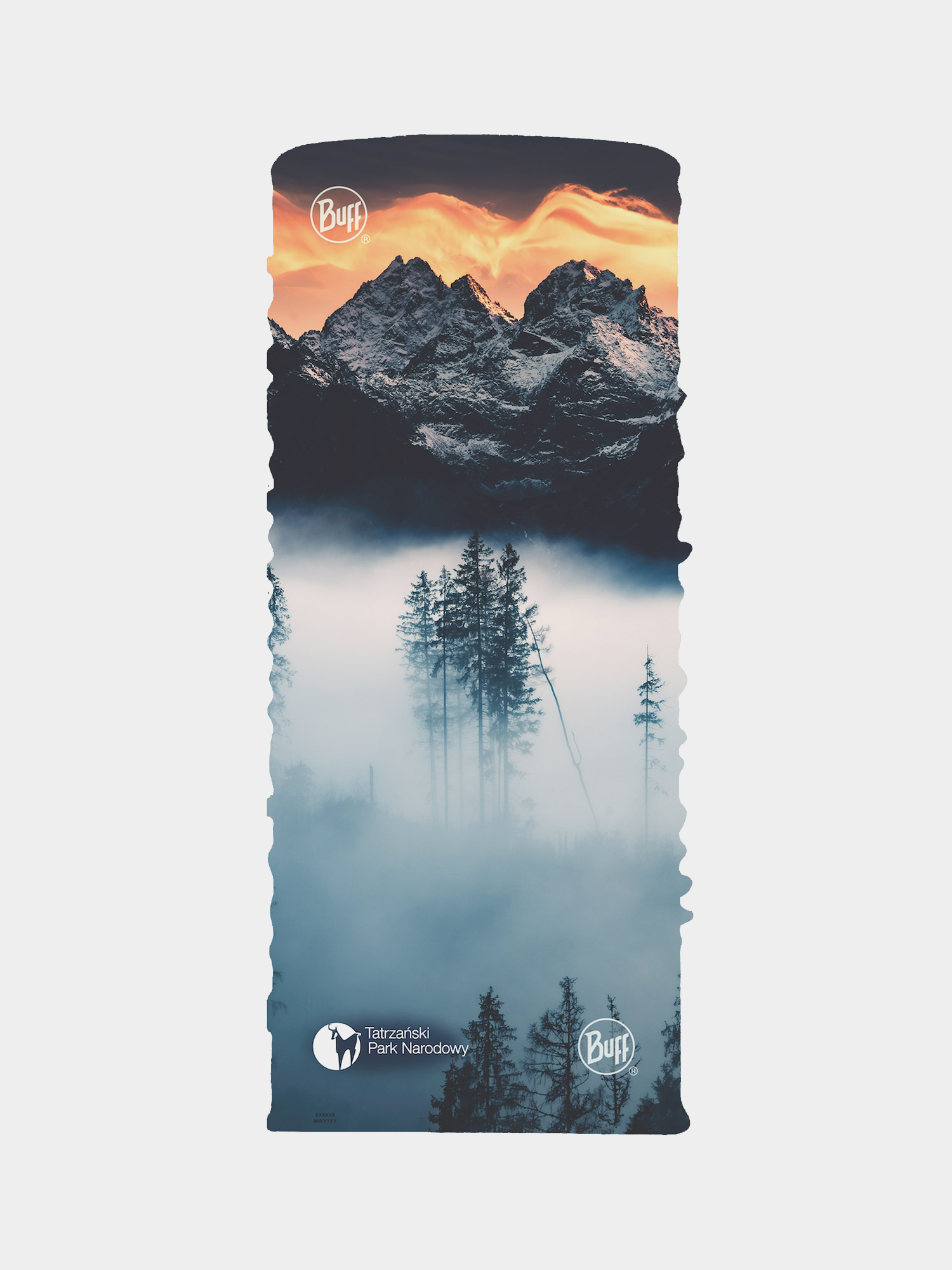 Šatka Buff Original (rysy)