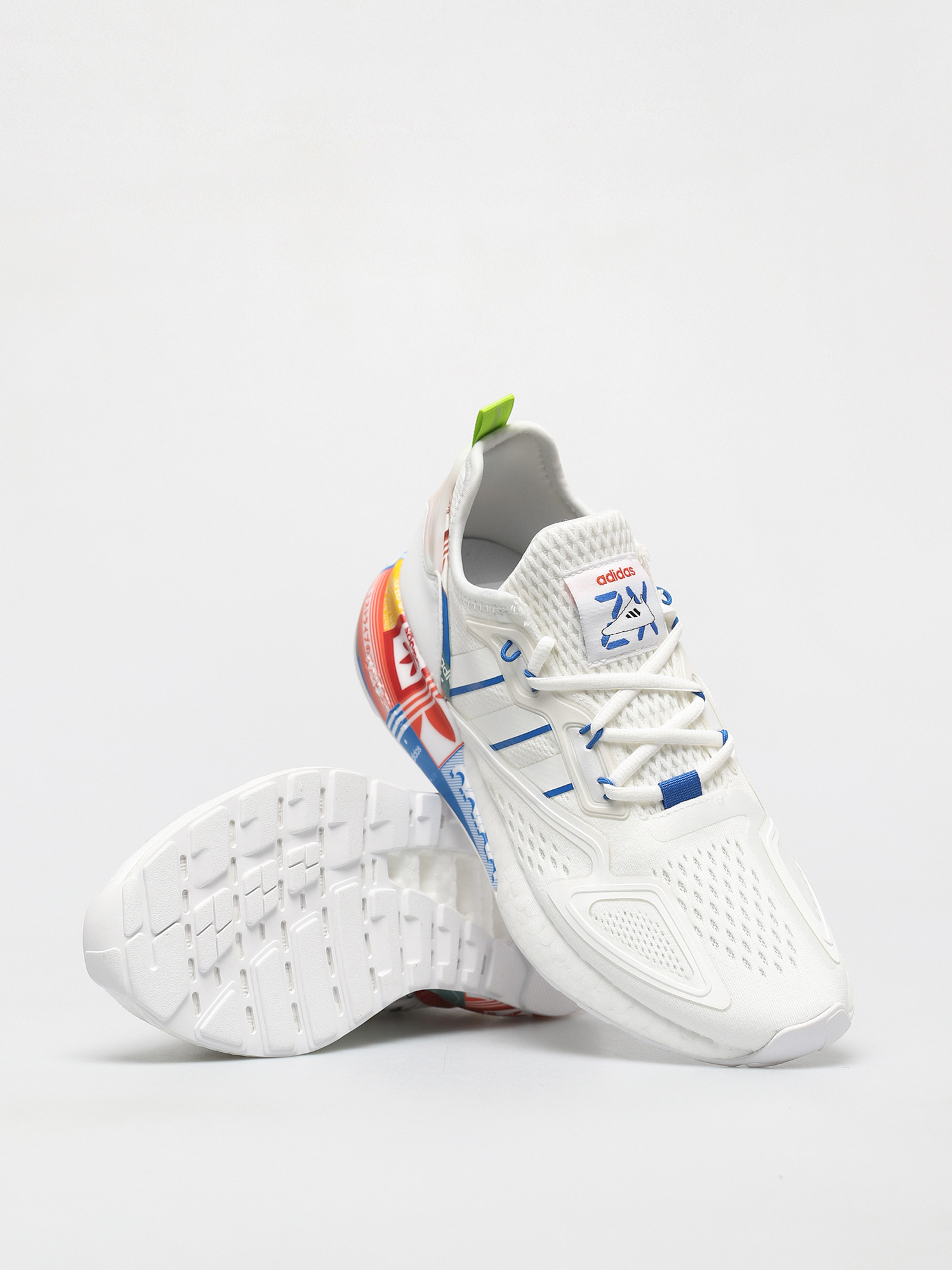 Topánky adidas Originals Zx 2K Boost (ftwwht/blue/orange)