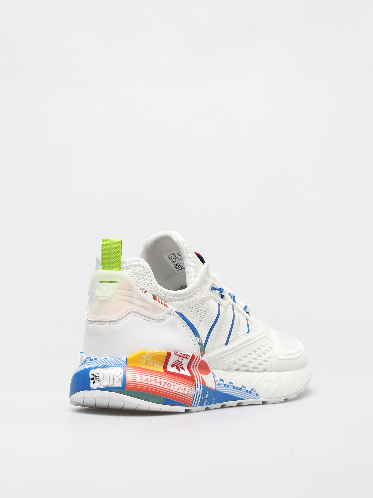 Topánky adidas Originals Zx 2K Boost (ftwwht/blue/orange)
