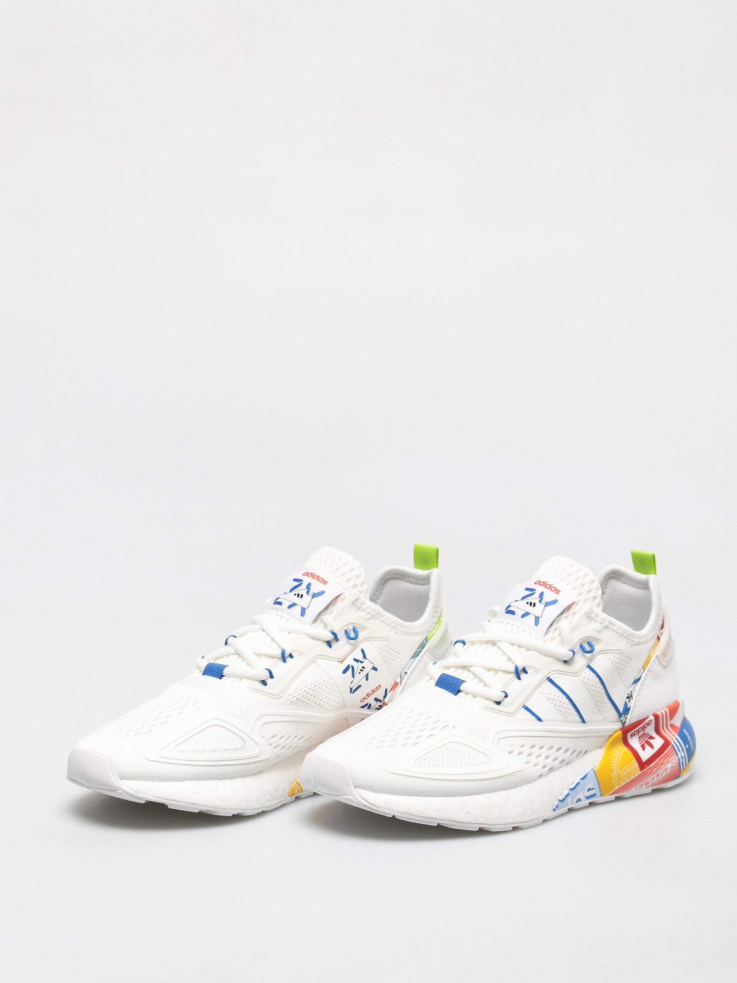 Topánky adidas Originals Zx 2K Boost (ftwwht/blue/orange)