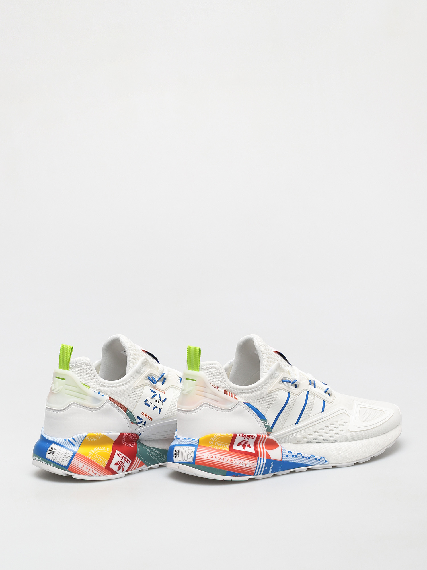 Topánky adidas Originals Zx 2K Boost (ftwwht/blue/orange)