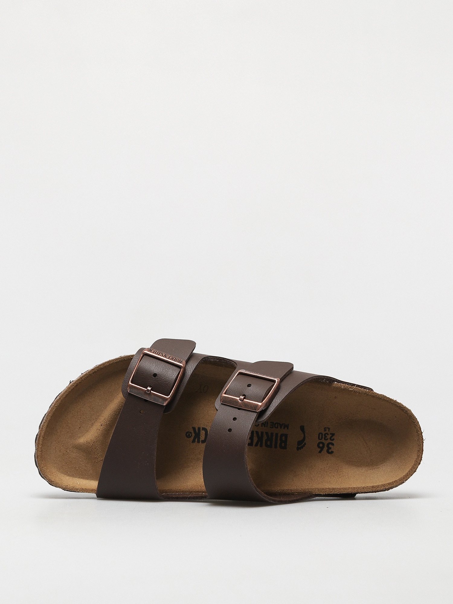 Šľapky Birkenstock Arizona Narrow Wmn (bf dark brown)