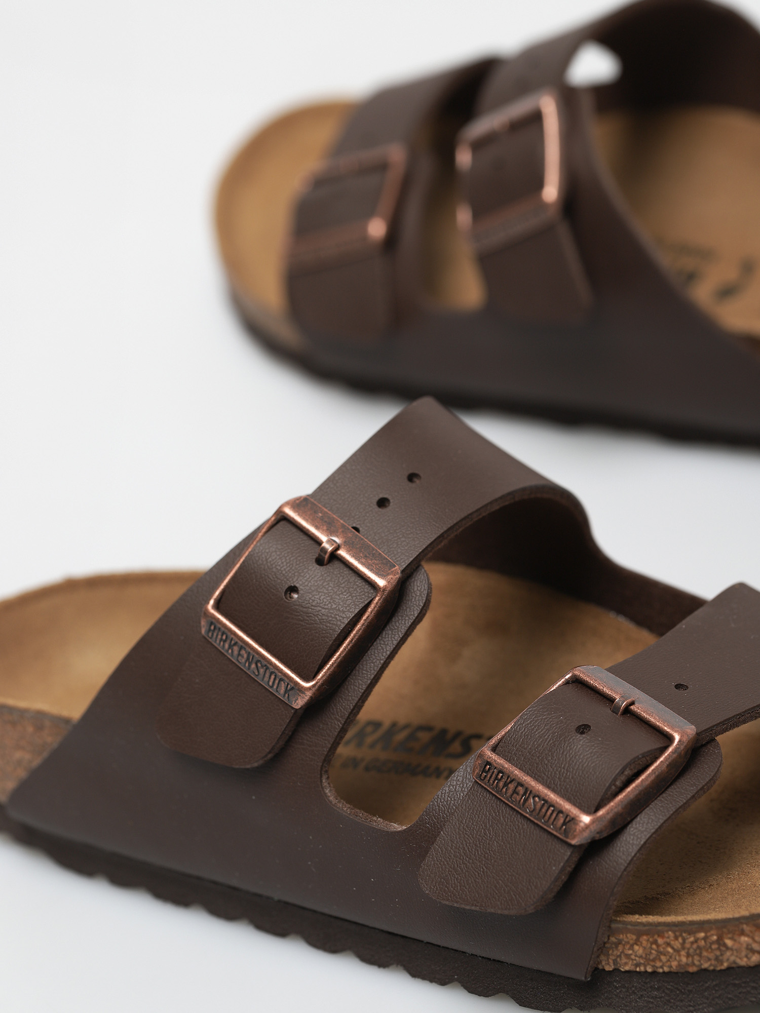 Šľapky Birkenstock Arizona Narrow Wmn (bf dark brown)