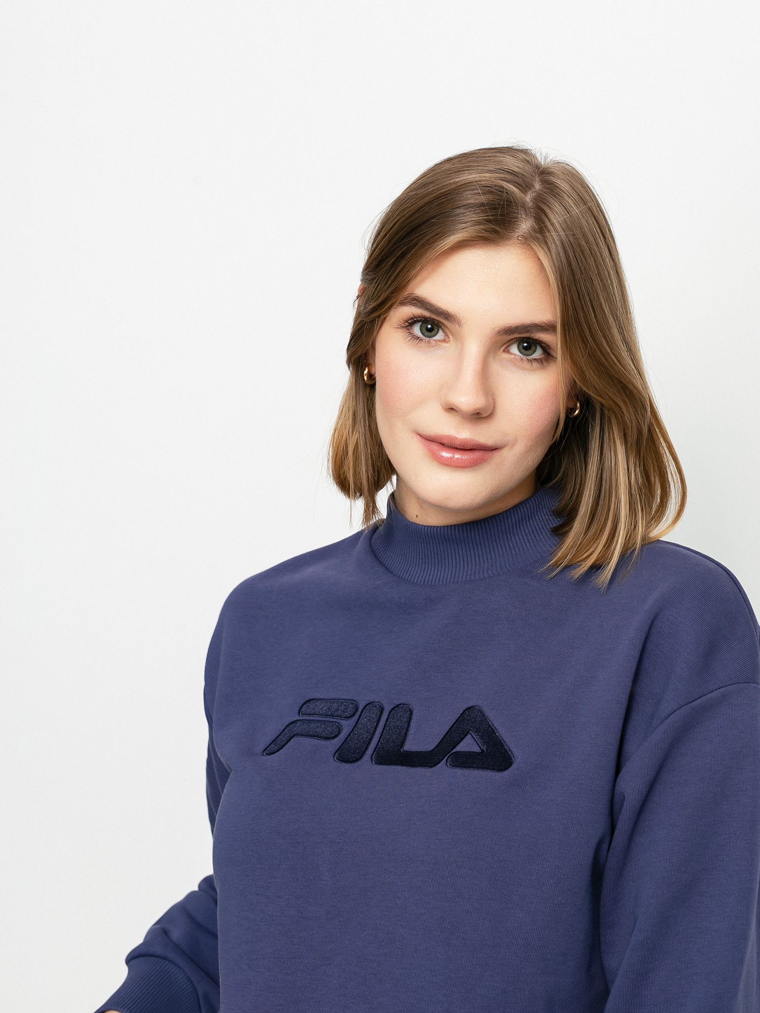 Mikina Fila Fauna Wide Cropped Wmn (crown blue)