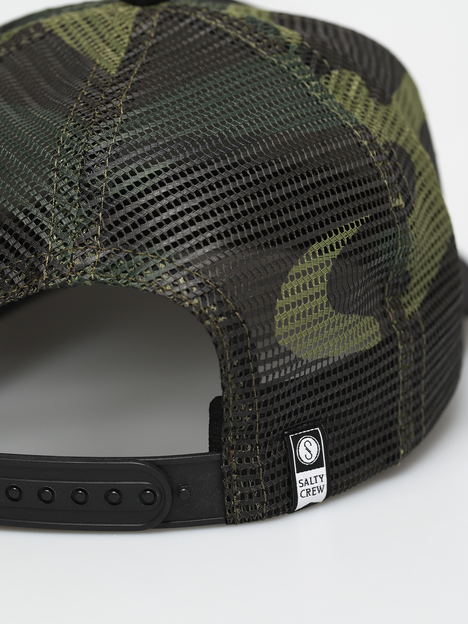 Šiltovka Salty Crew Bigmouth Trucker (black/camo)