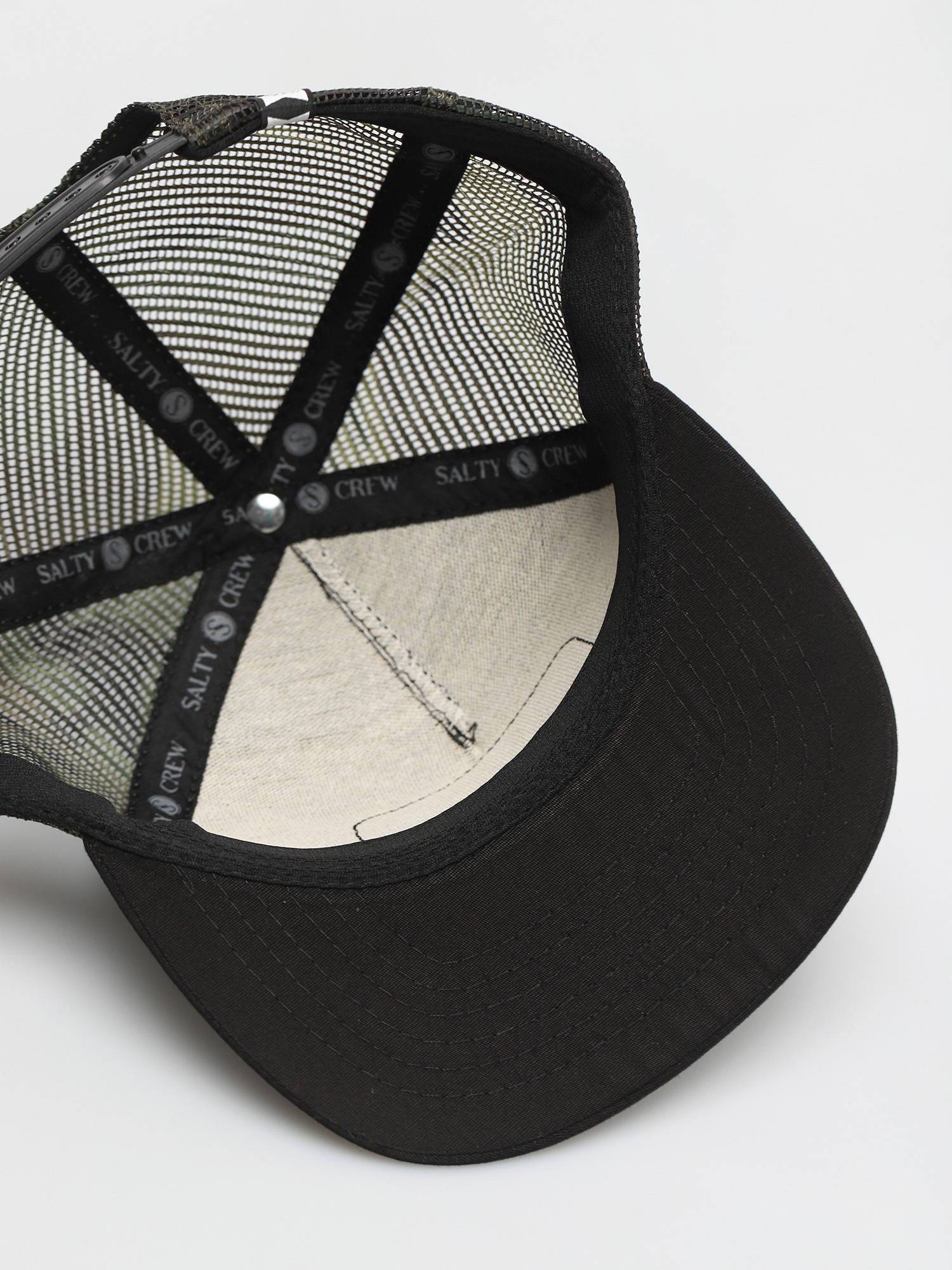 Šiltovka Salty Crew Bigmouth Trucker (black/camo)