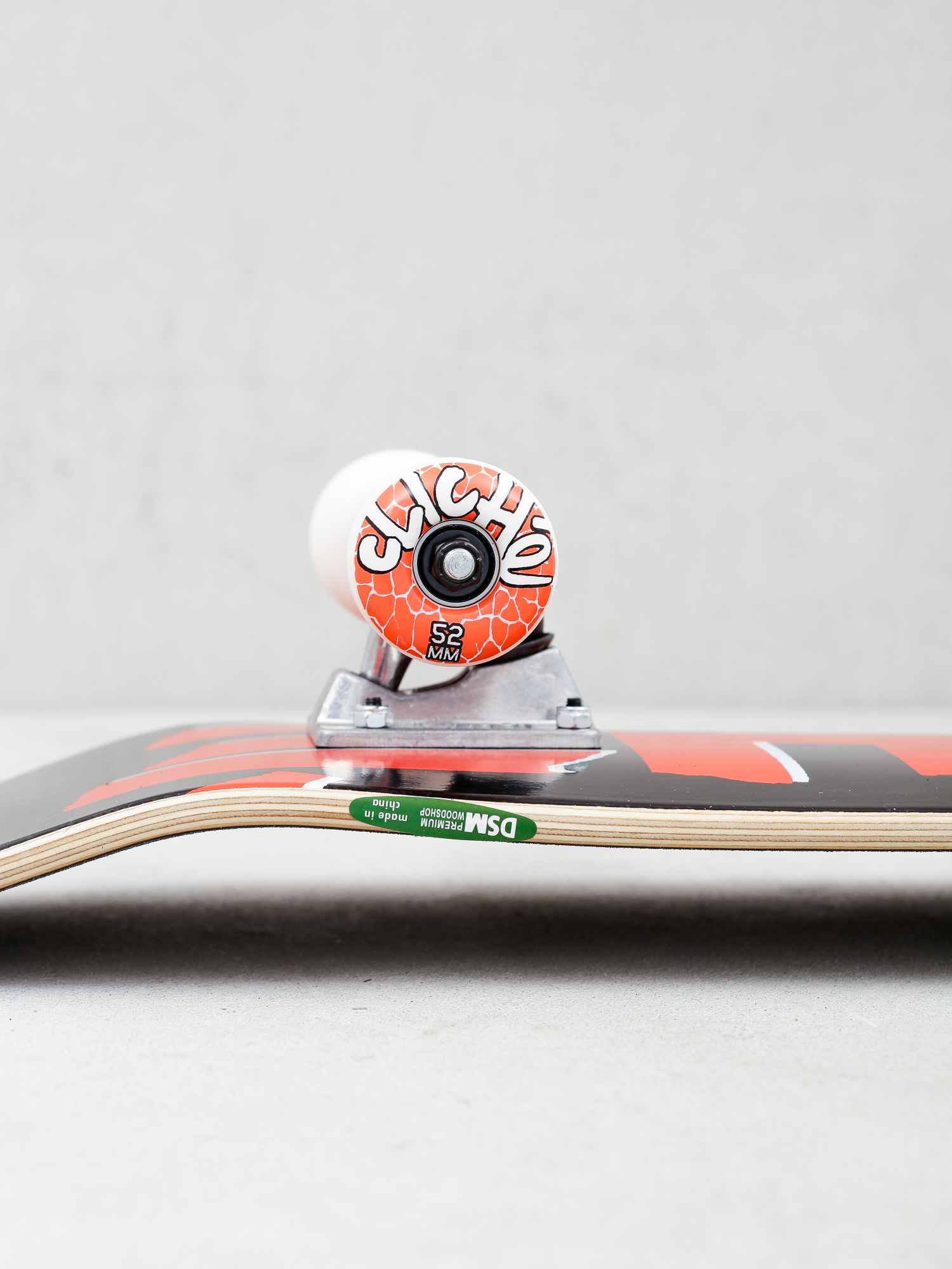 Skateboard Cliche Scotch (black/red)