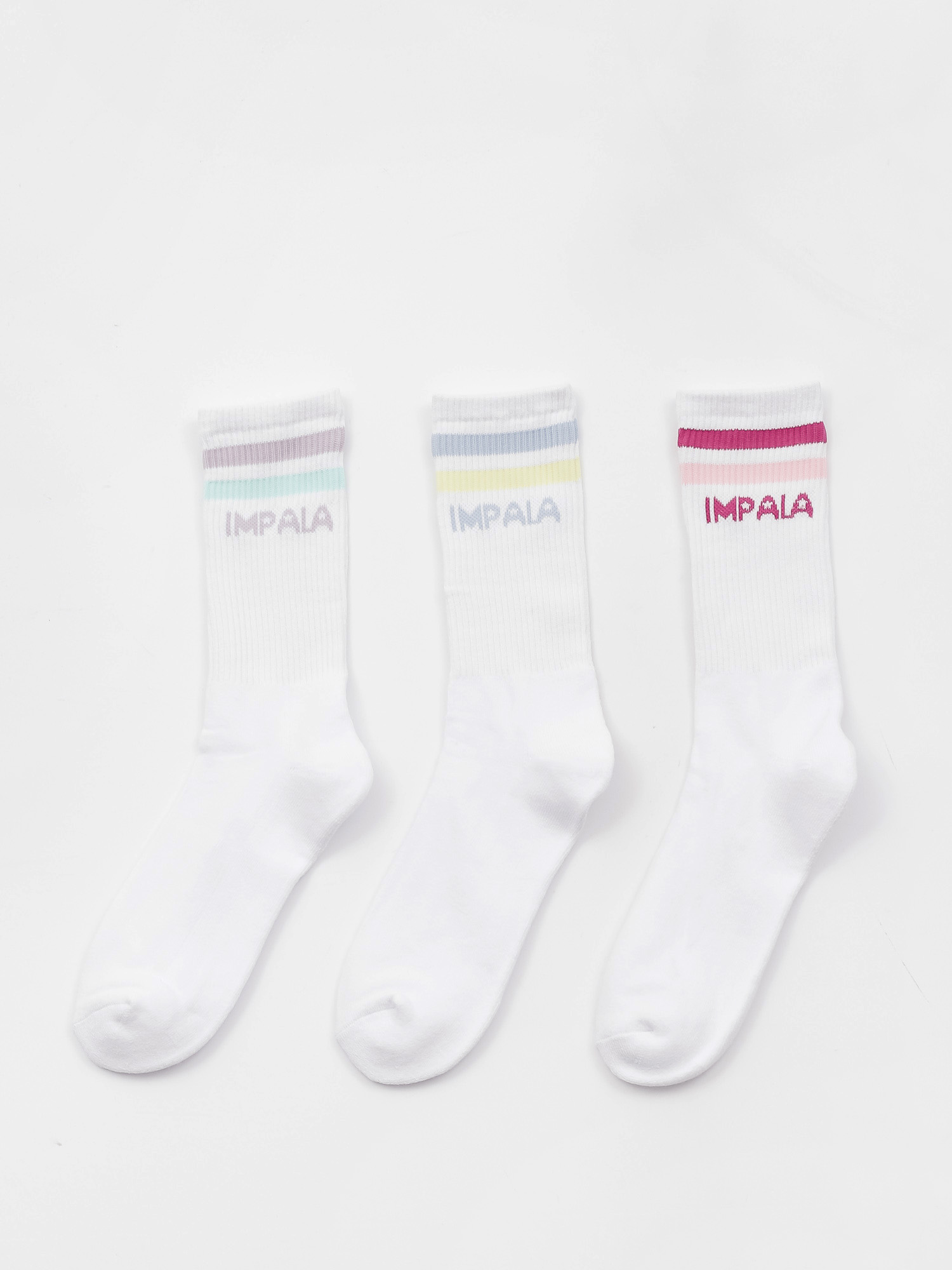 Ponožky Impala Stripe 3 Pk Wmn (pastel)