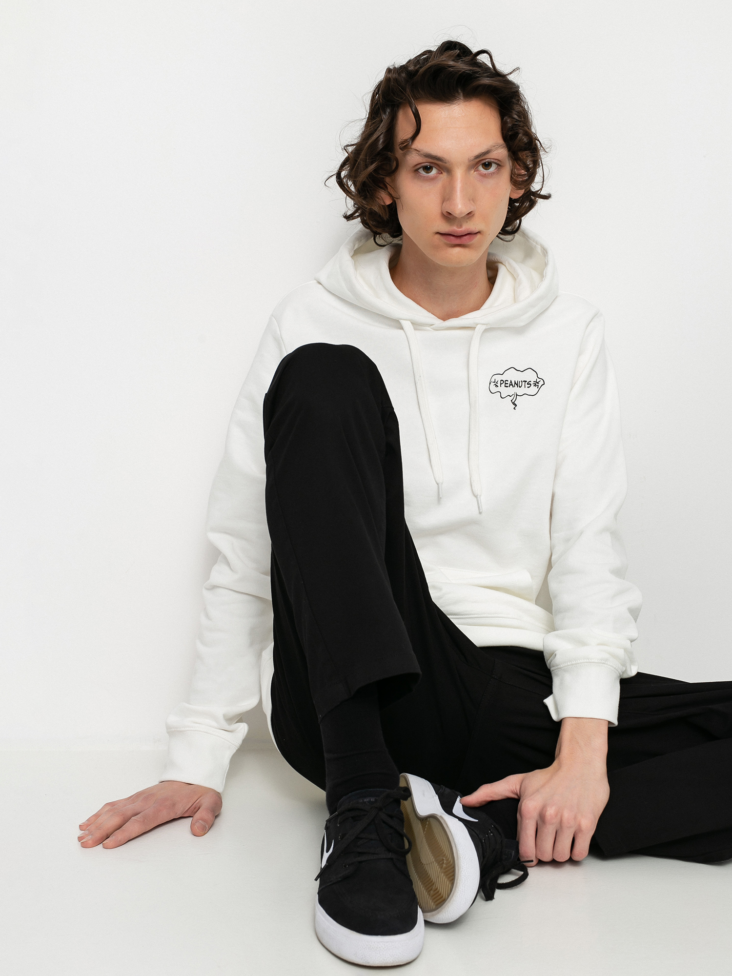 Mikina s kapucňou Element Peanuts Slide HD (off white)