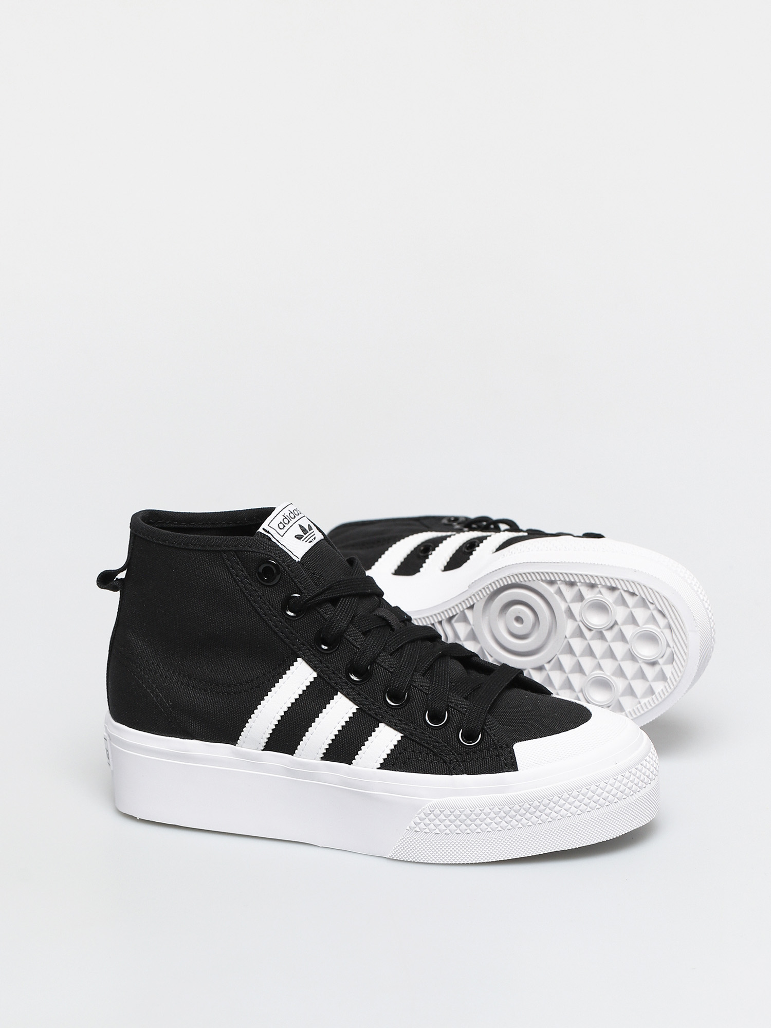 Topánky adidas Originals Nizza Platform Mid Wmn (cblack/ftwwht/ftwwht)