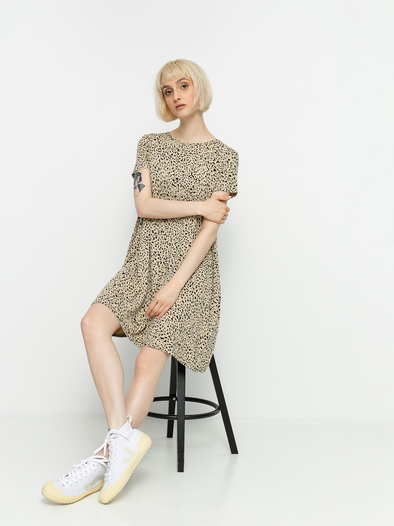 Šaty  Volcom High Wired Wmn (animal print)