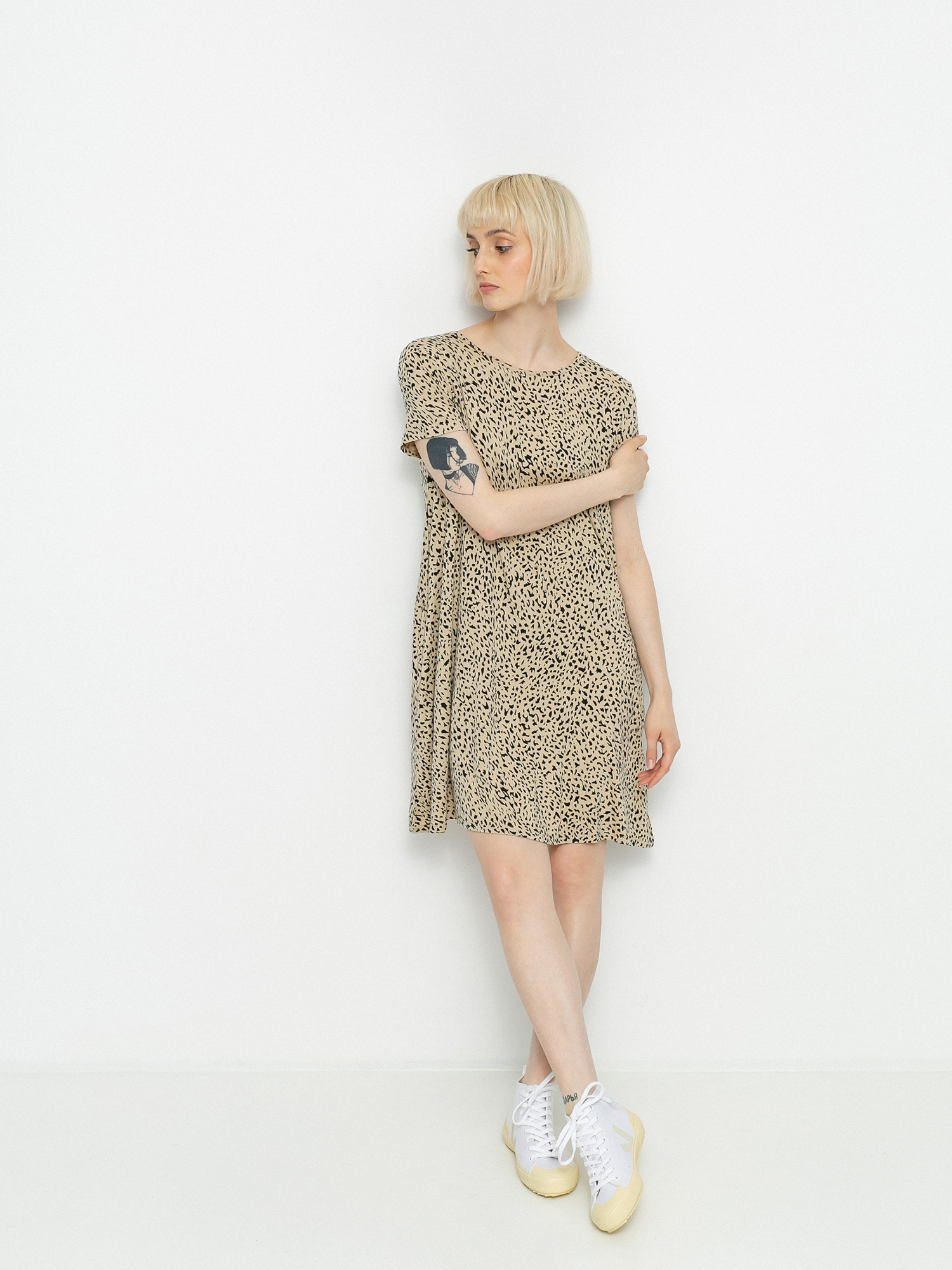 Šaty  Volcom High Wired Wmn (animal print)